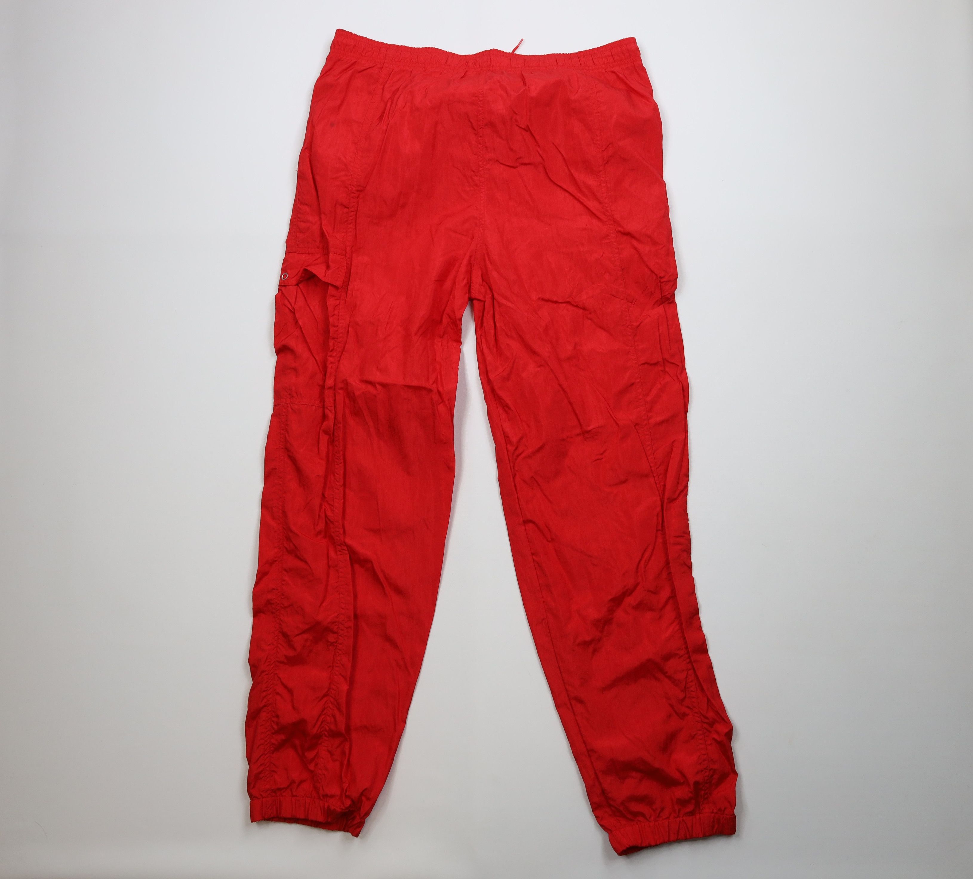 Adidas Vintage 70s 80s Adidas Pocket Windbreaker Joggers Pants Red Size US 36 / EU 52 - 11 Thumbnail