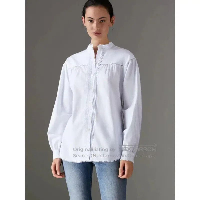 Burberry Burberry Light Blue Cotton Long Sleeve Shirt. Size XS / US 0-2 / IT 36-38 - 5 Thumbnail