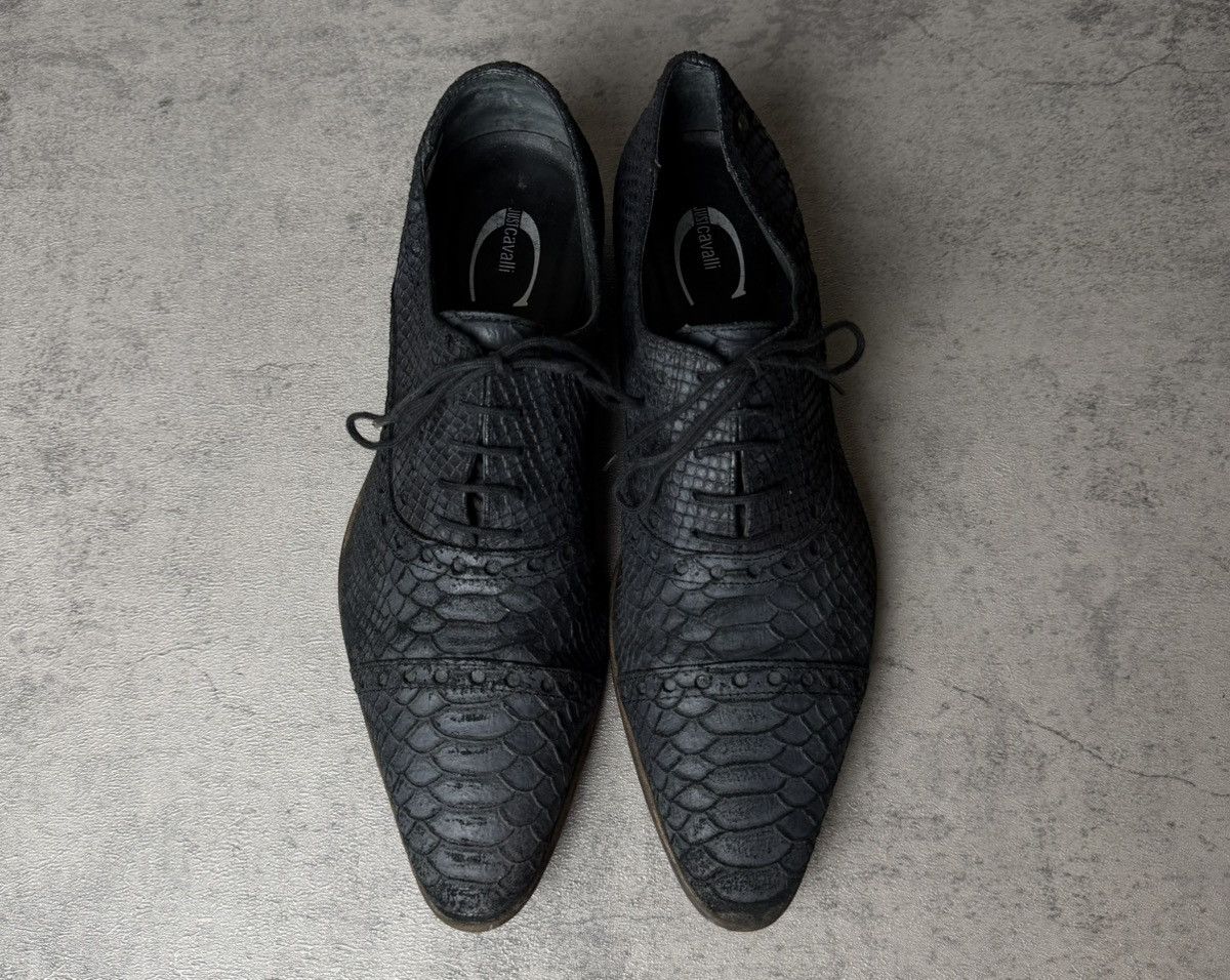Just Cavalli JUST CAVALLI - SNAKESKIN OXFORD DERBYS Size US 8 / EU 41 - 8 Thumbnail