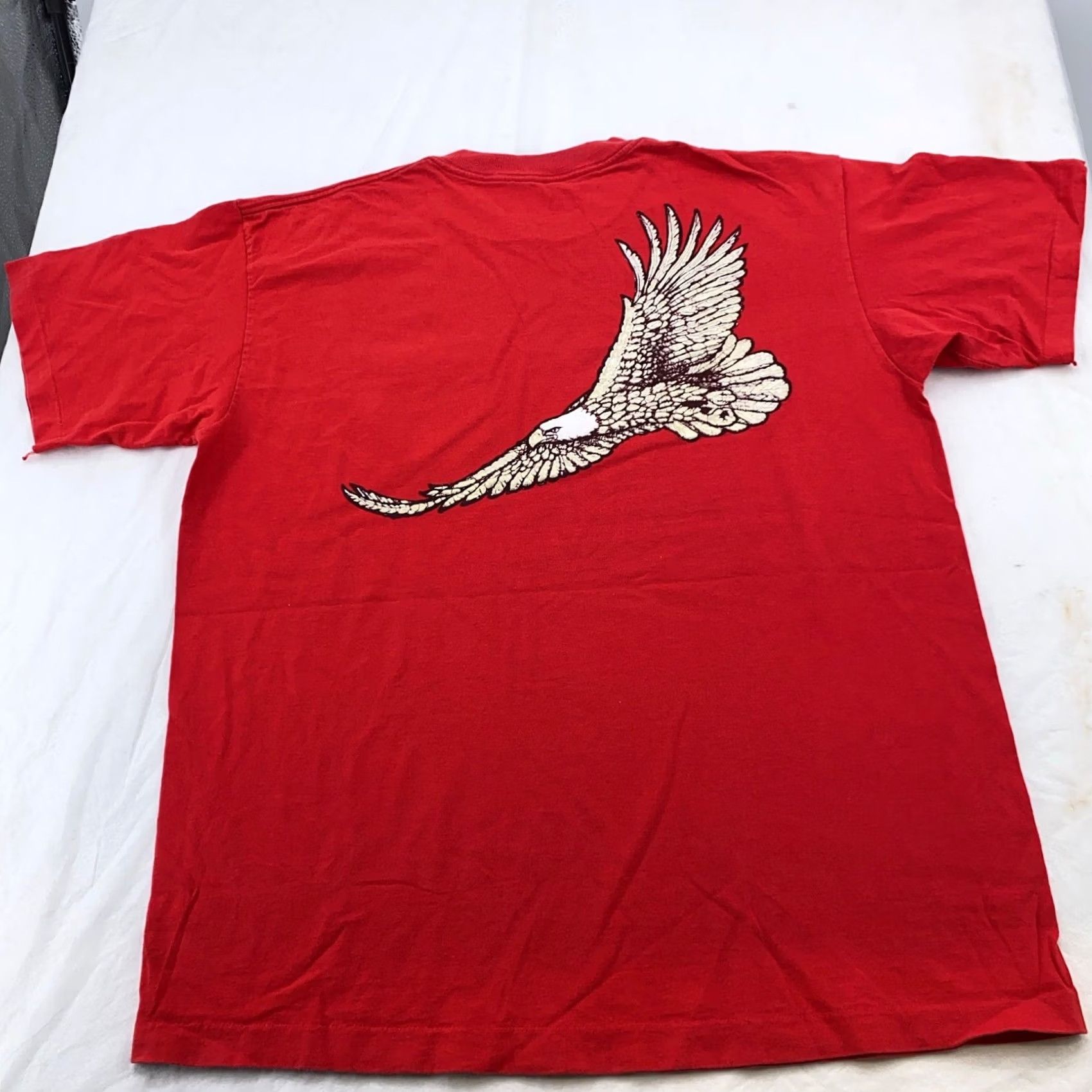 Vintage VINTAGE Winston SELECT CIGARETTE T-Shirt Large/XL pocket Men Red 90s 80s Shirt Mens Size US L / EU 52-54 / 3 - 4 Thumbnail
