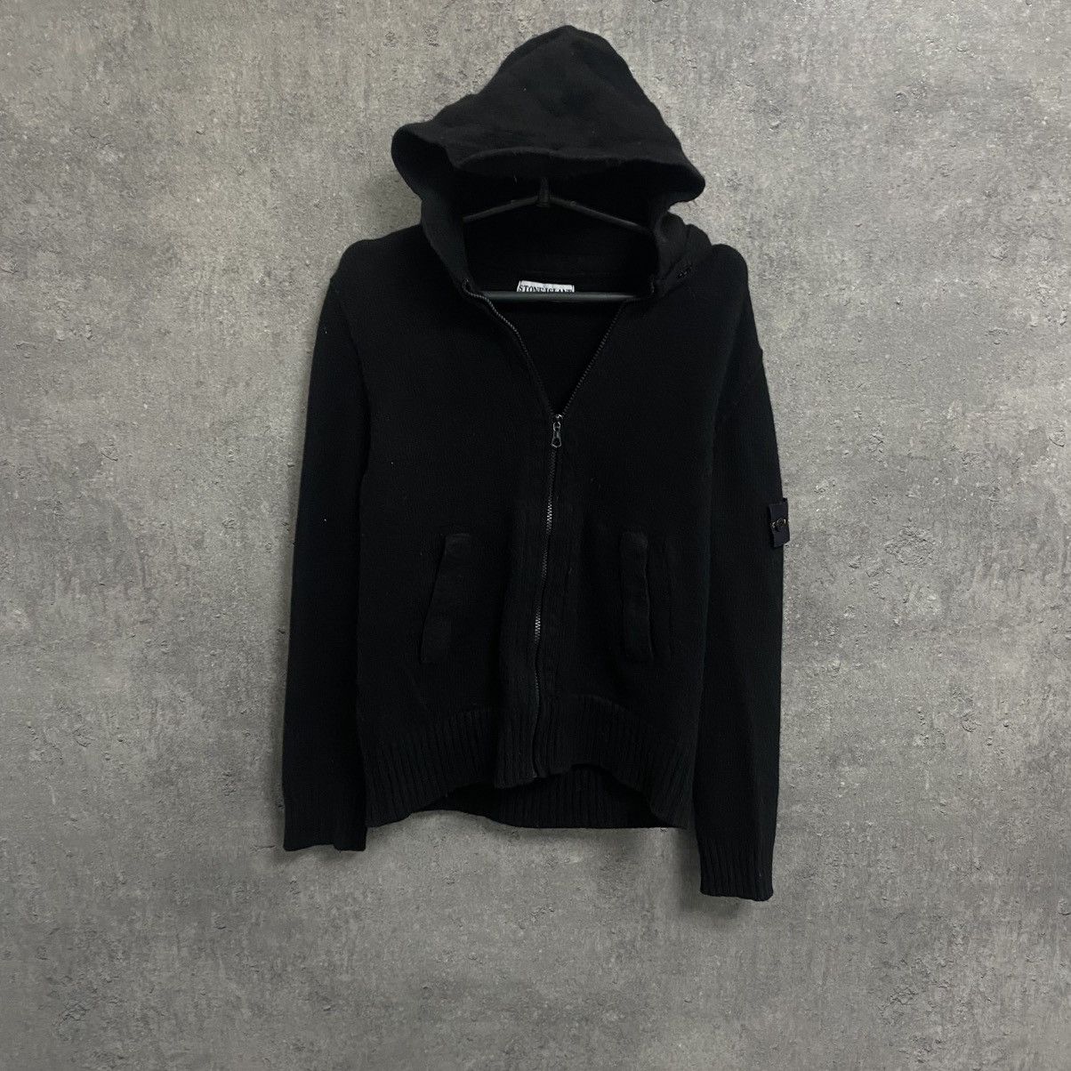 Stone Island Vintage Stone Island Wool Zip Hoodie Size US M / EU 48-50 / 2 - 1 Thumbnail