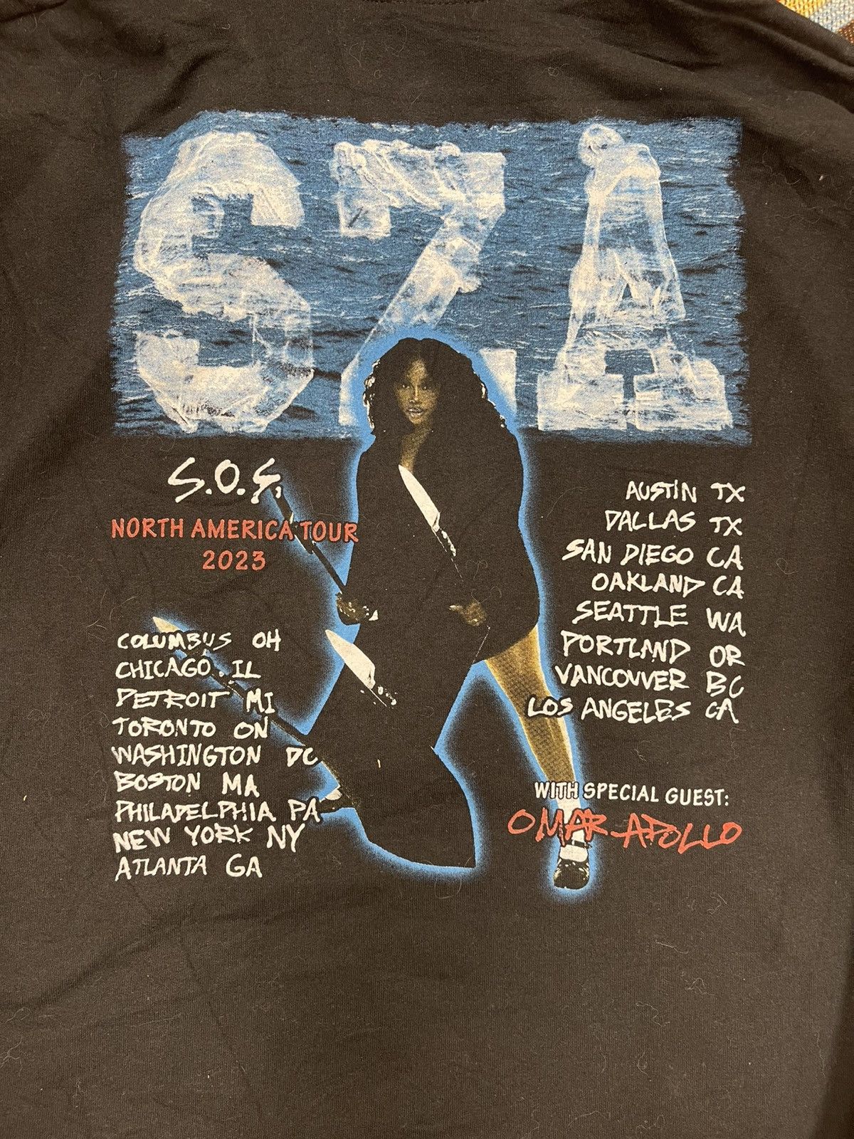 Band Tees × Top Dawg Entertainment SZA SOS TOUR HOODIE Size US L / EU 52-54 / 3 - 4 Thumbnail