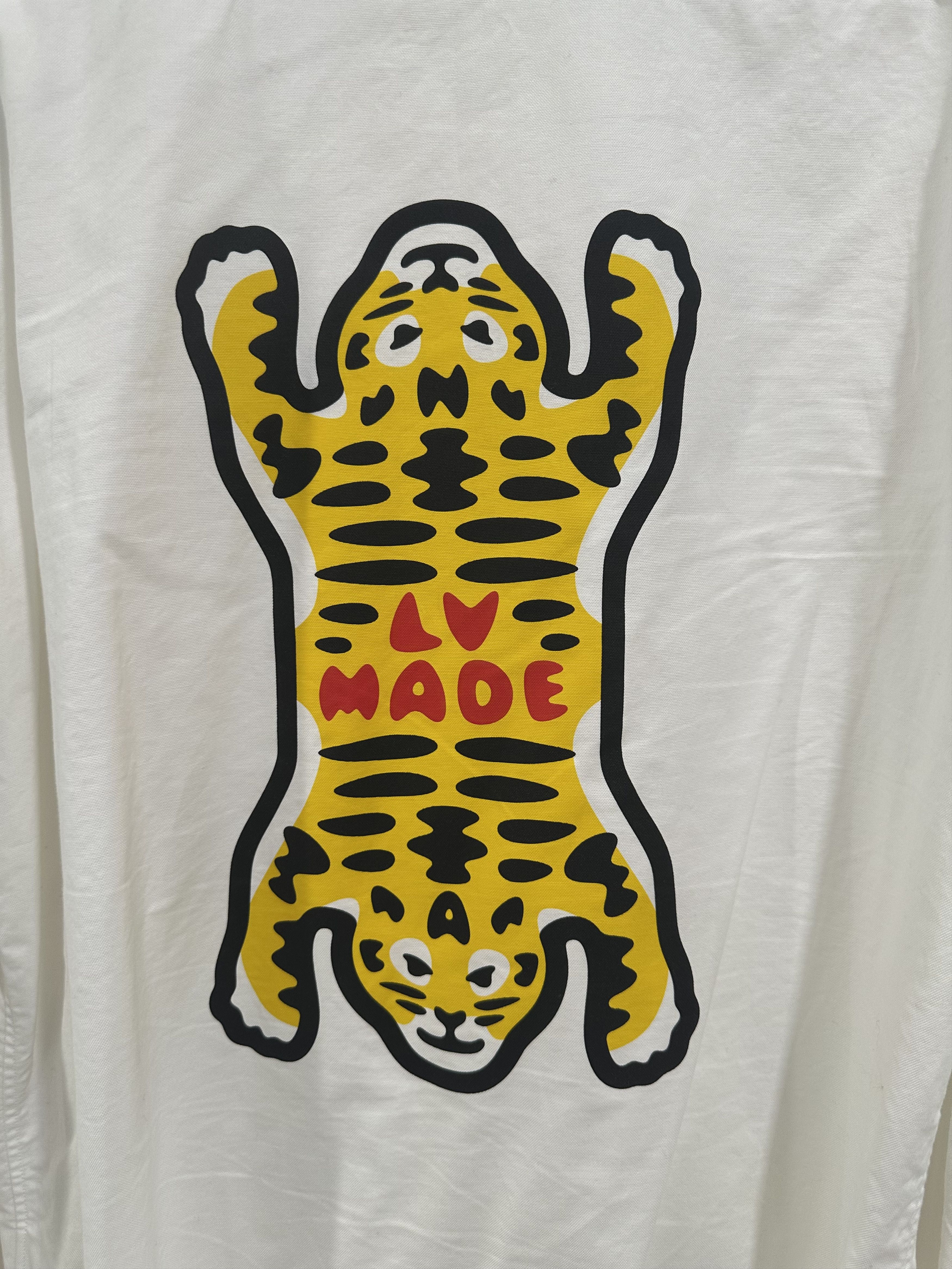 Louis Vuitton × Nigo Louis Vuitton LV Made Tiger Head Button Up Long Sleeve Shirt Size US XL / EU 56 / 4 - 5 Thumbnail