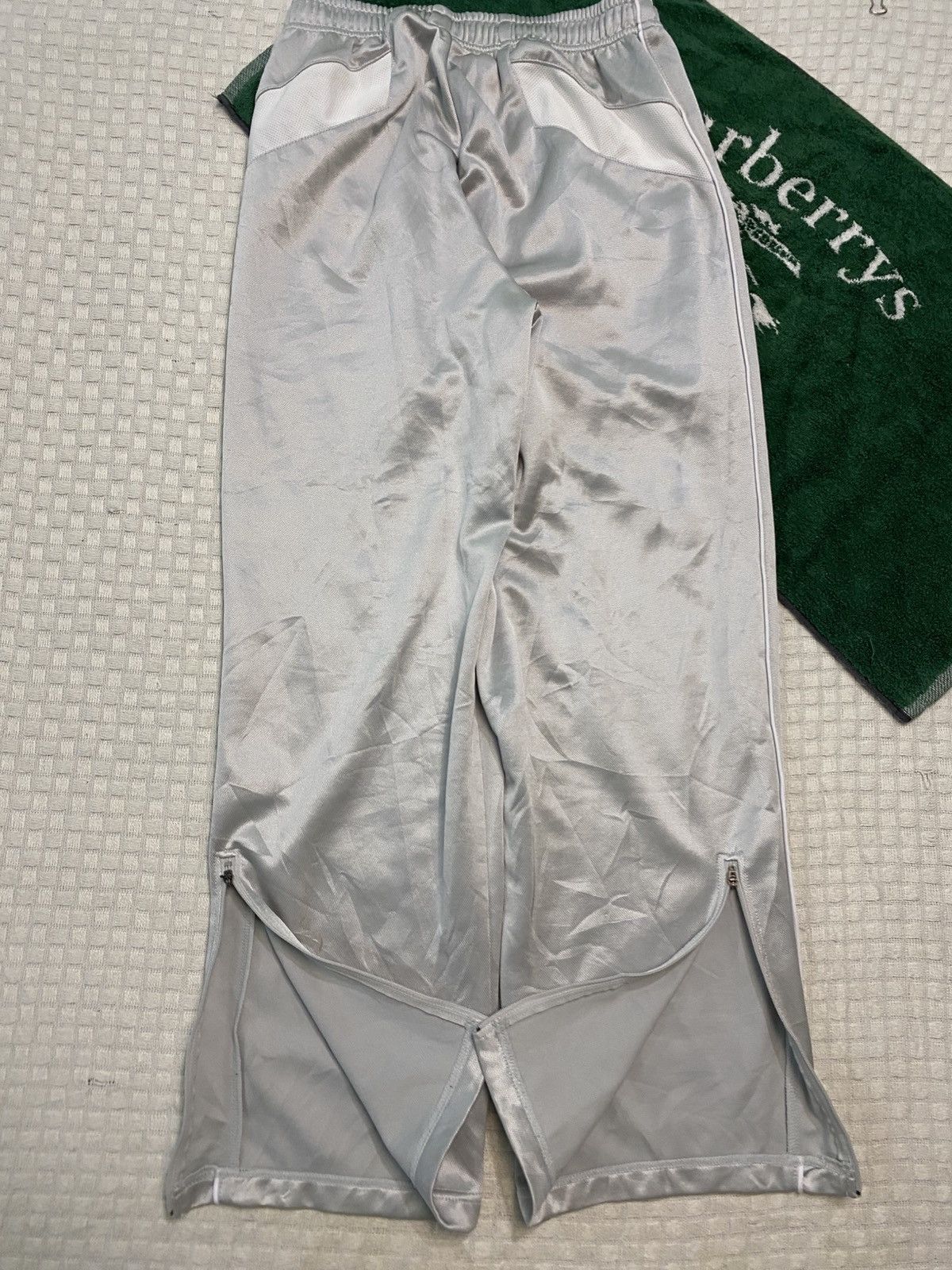 NOCTA × Nike 💥 VINTAGE NIKE 90S BAGGY WIDE LEG SWOOSH TRACK PANTS Y2K Size US 36 / EU 52 - 9 Thumbnail