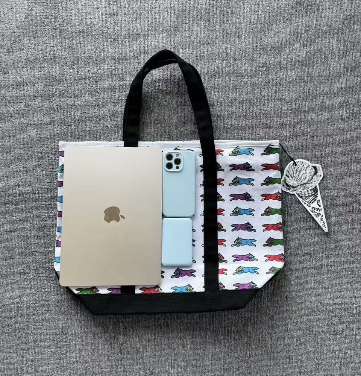 Billionaire Boys Club Flying Dog tote bag by Billionaire Boys Club Size ONE SIZE - 9 Thumbnail
