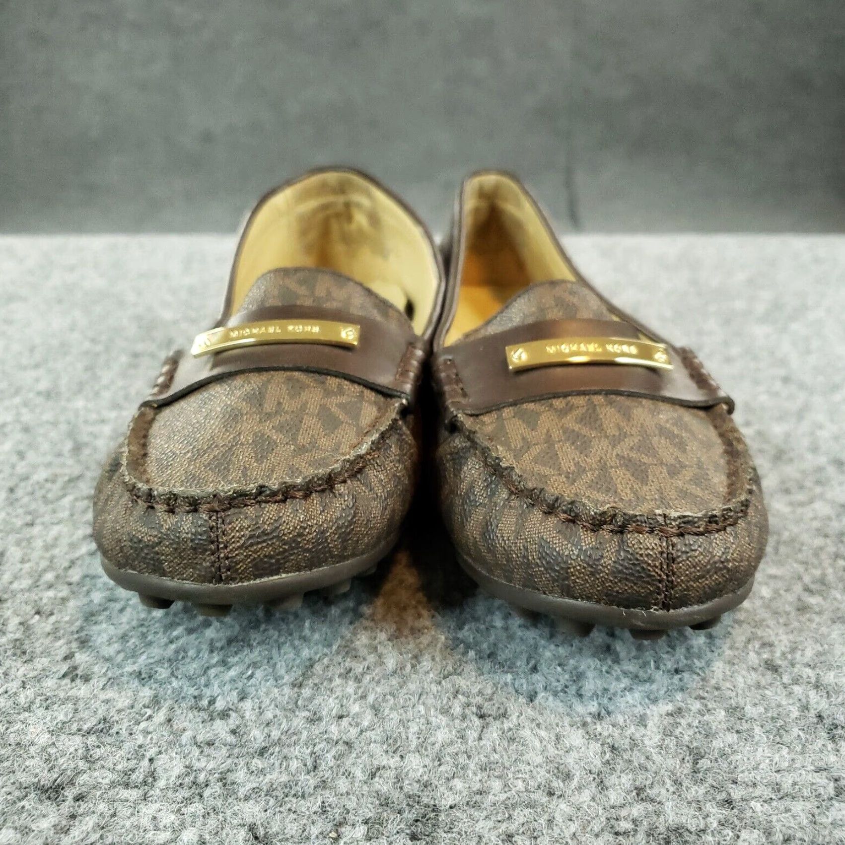 Michael Kors Michael Kors Brown Driving Loafers Women Size 8.5 Leather Flats Casual Slip-On Comfort Size US 8.5 / IT 38.5 - 2 Thumbnail