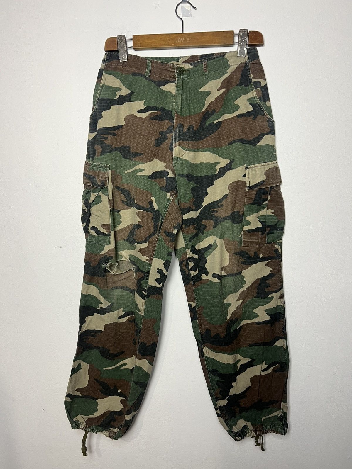Vintage Vintage Woodland Utility Camouflage Scovil Cargo Pant Size US 32 / EU 48 - 2 Thumbnail