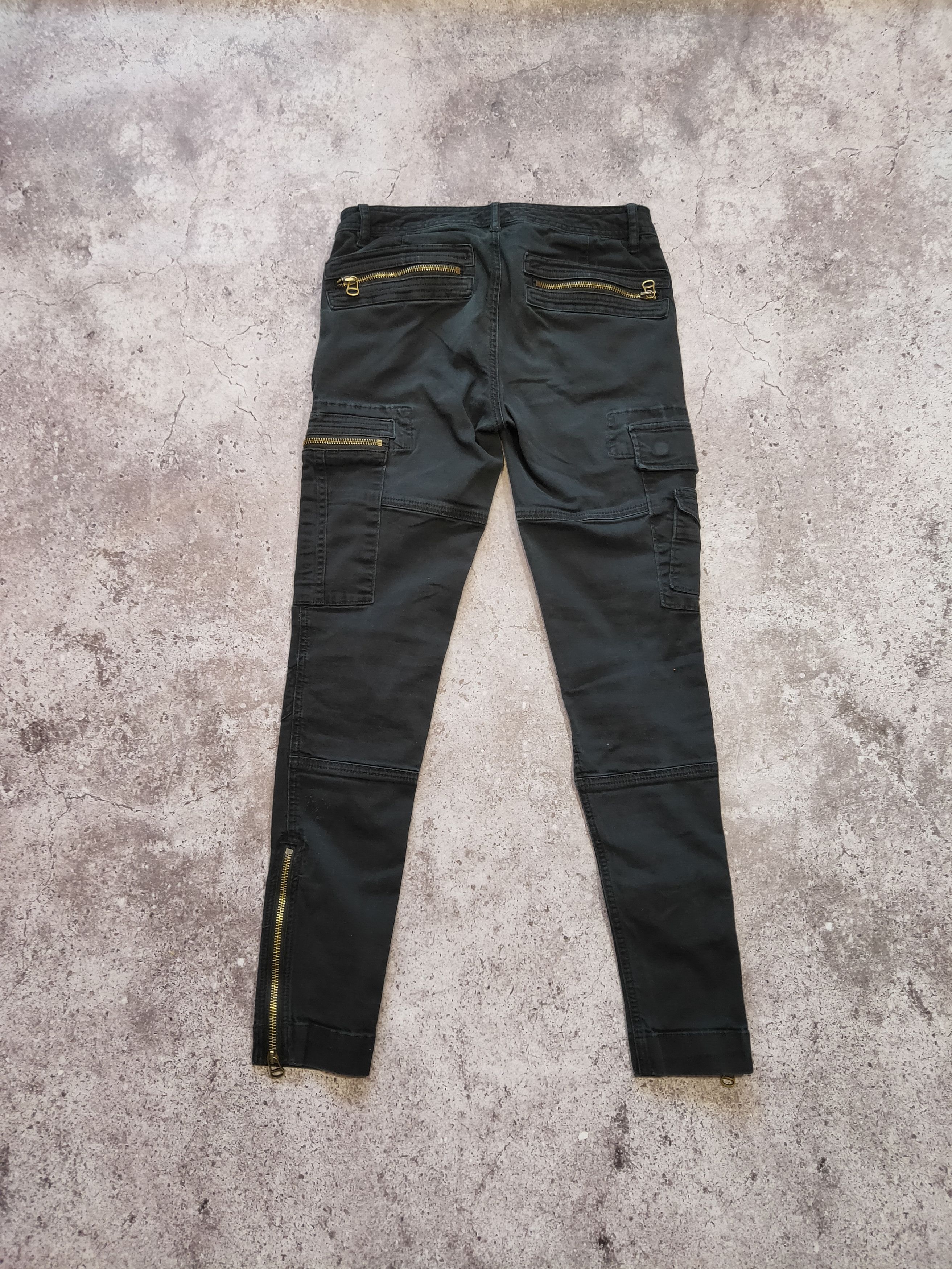 Denim & Supply Ralph Lauren × Polo Ralph Lauren × Ralph Lauren Vintage Ralph Lauren Cargo Biker Pants Rare y2k Size 26" / US 2 / IT 38 - 4 Thumbnail