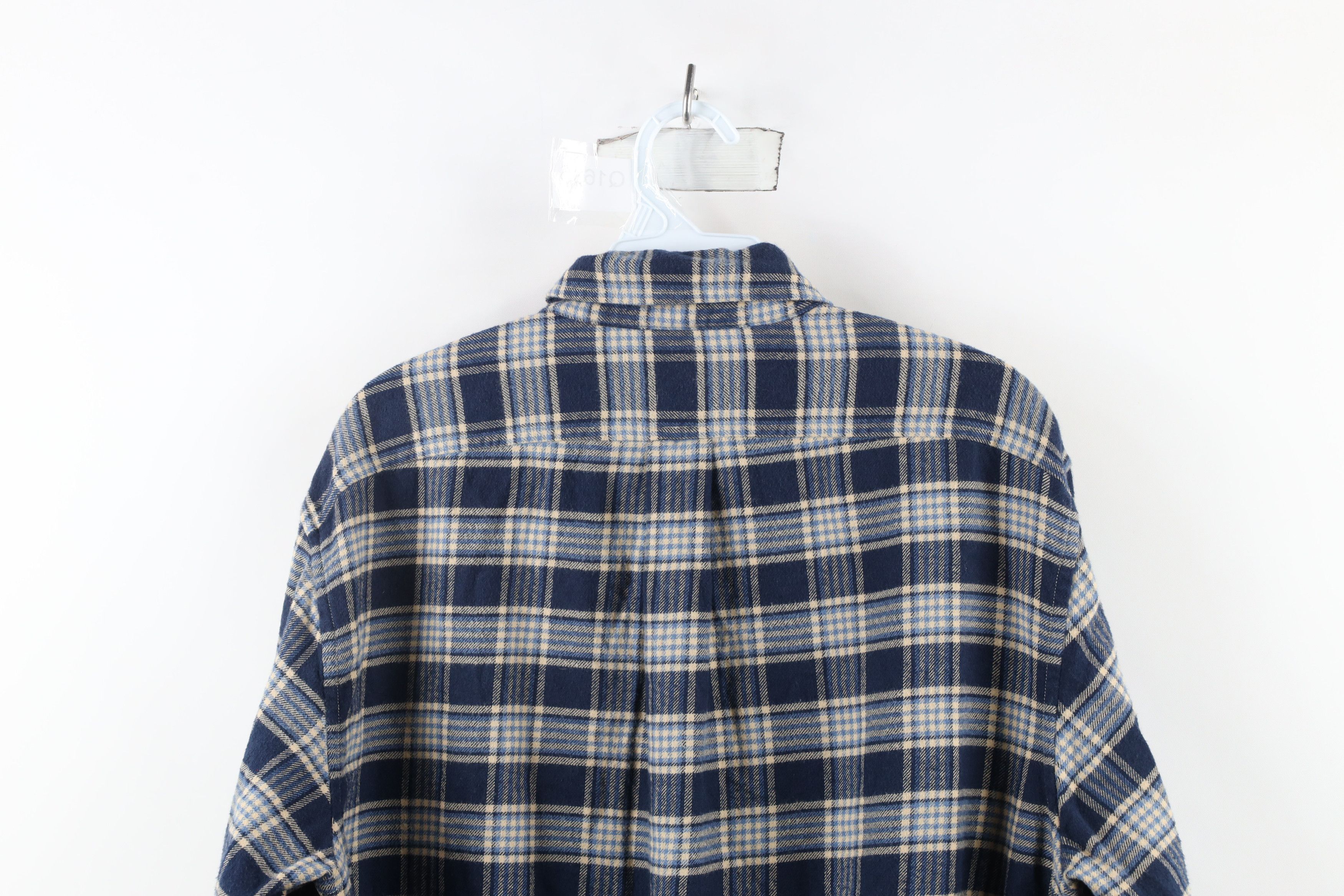 Lands' End × Vintage Vintage Lands End Fit Flannel Collared Button Down Shirt Size US L / EU 52-54 / 3 - 13 Thumbnail