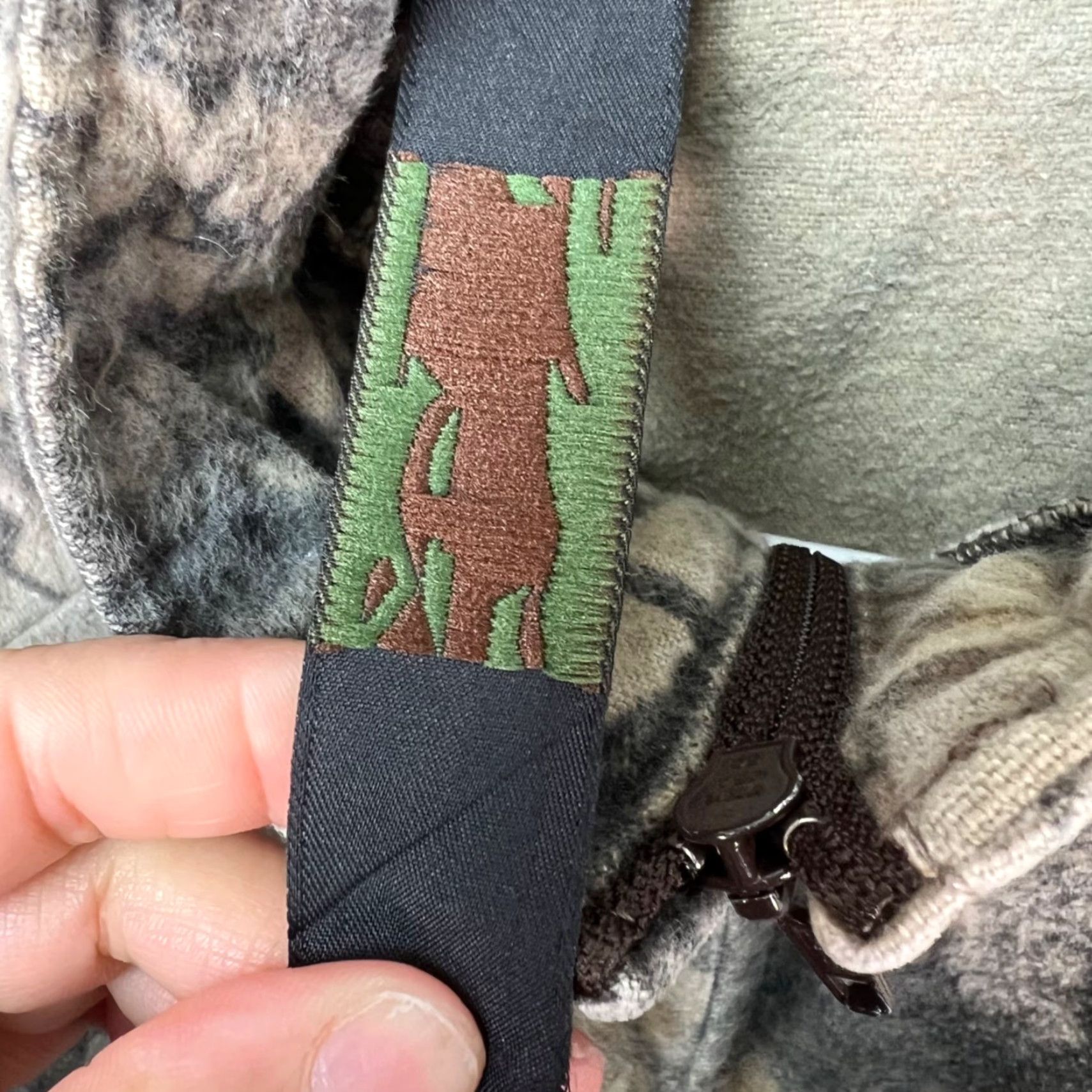 Vintage VINTAGE Liberty Camouflage Fleece Jacket Hunting Full-Zip Warm Outdoor Mens Large Size US L / EU 52-54 / 3 - 6 Thumbnail