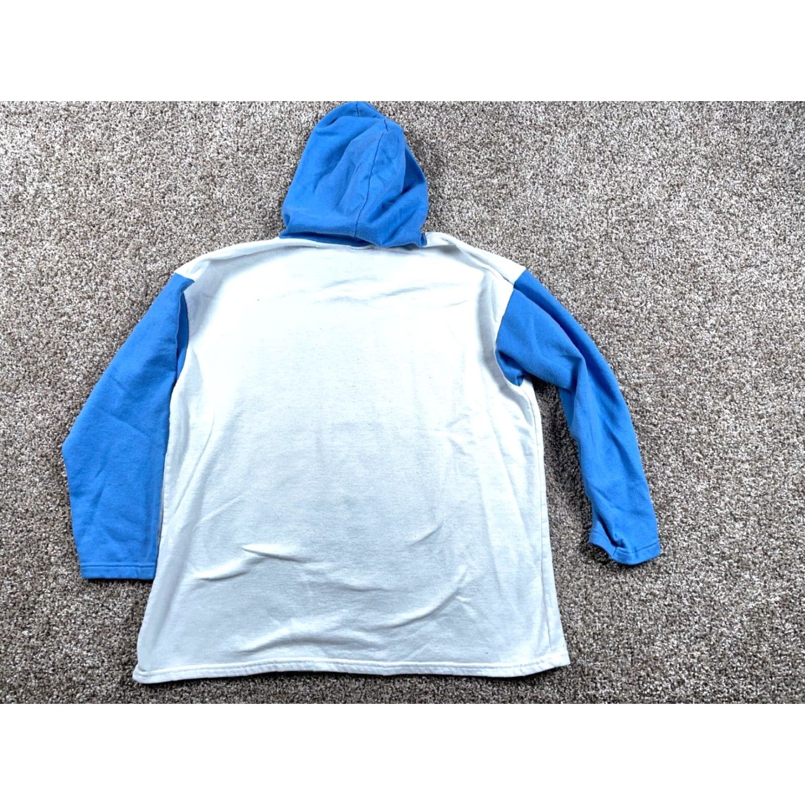 Vintage Vintage VTG 90s Laguna International Equipment Hoodie Adult Large White Blue Sweatshirt Size US L / EU 52-54 / 3 - 3 Thumbnail
