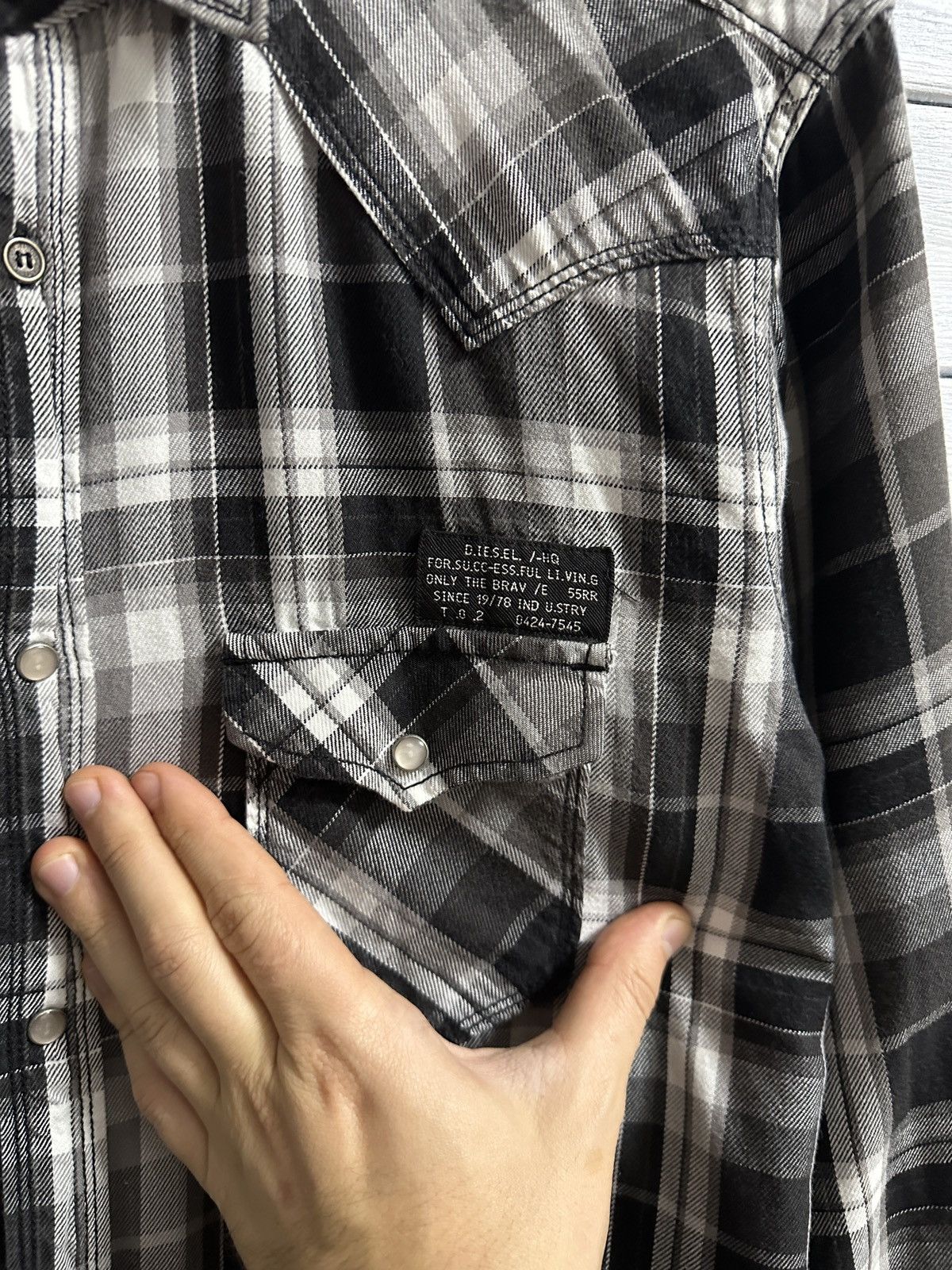 Diesel Rare Luxury Shirt Diesel Manufactured Y2K Style. Size US M / EU 48-50 / 2 - 2 Thumbnail