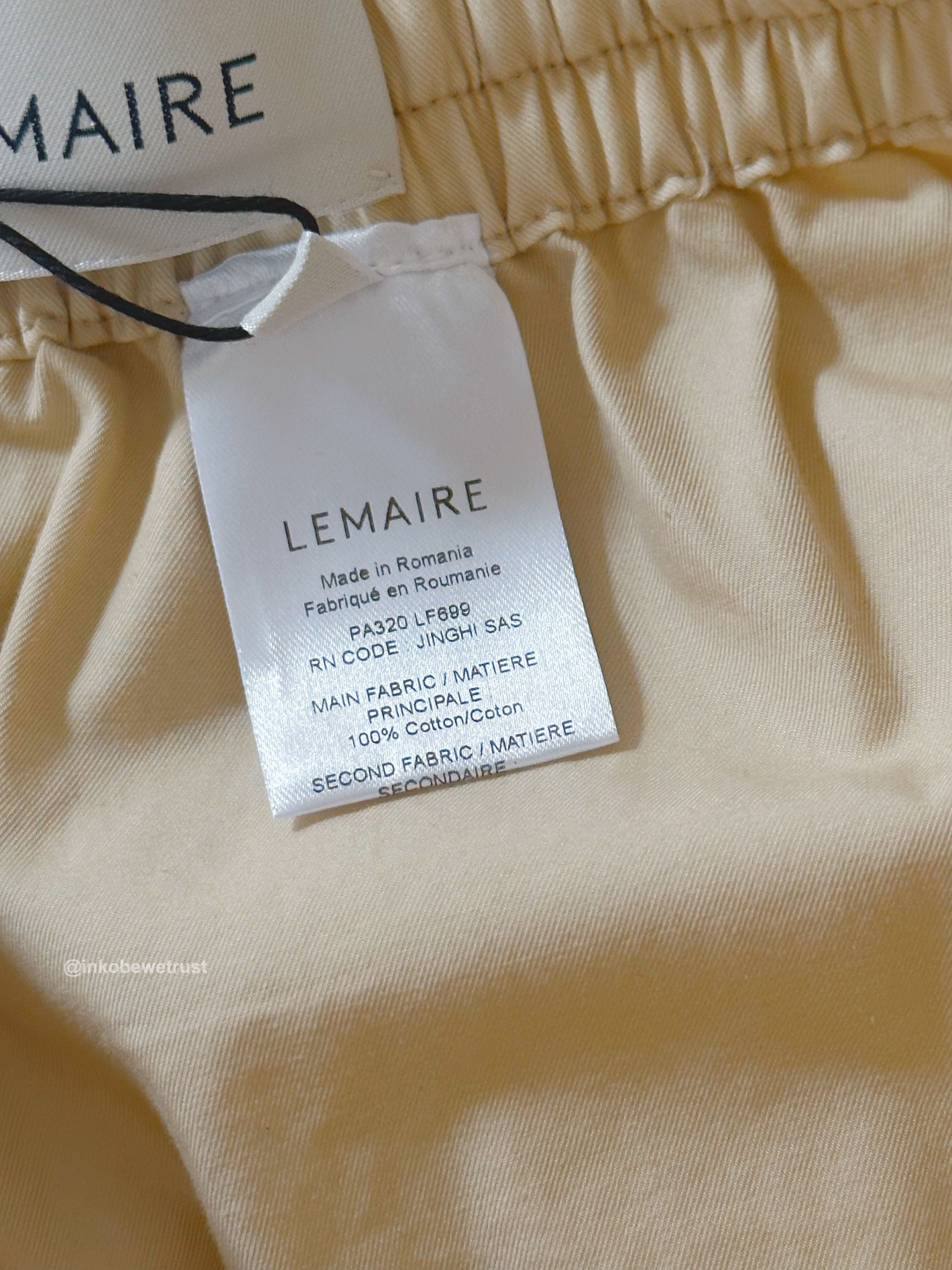 Lemaire Elasticated Easy Pants - Overcast Grey Size US 28 / EU 44 - 6 Thumbnail