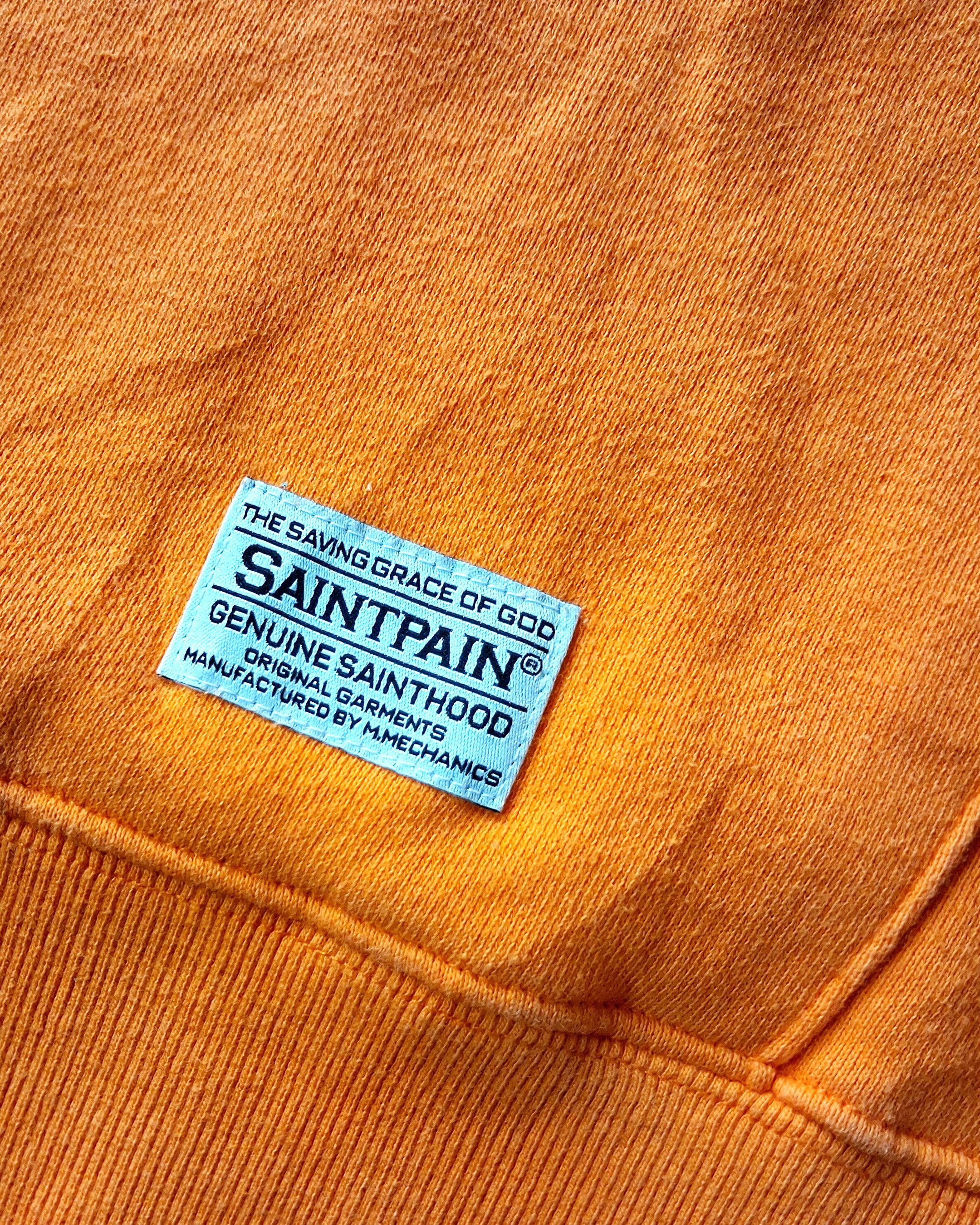 Vintage SAINTPAIN WORKS IDEAL HOOD LS ORANGE 2017 Size US XL / EU 56 / 4 - 7 Thumbnail