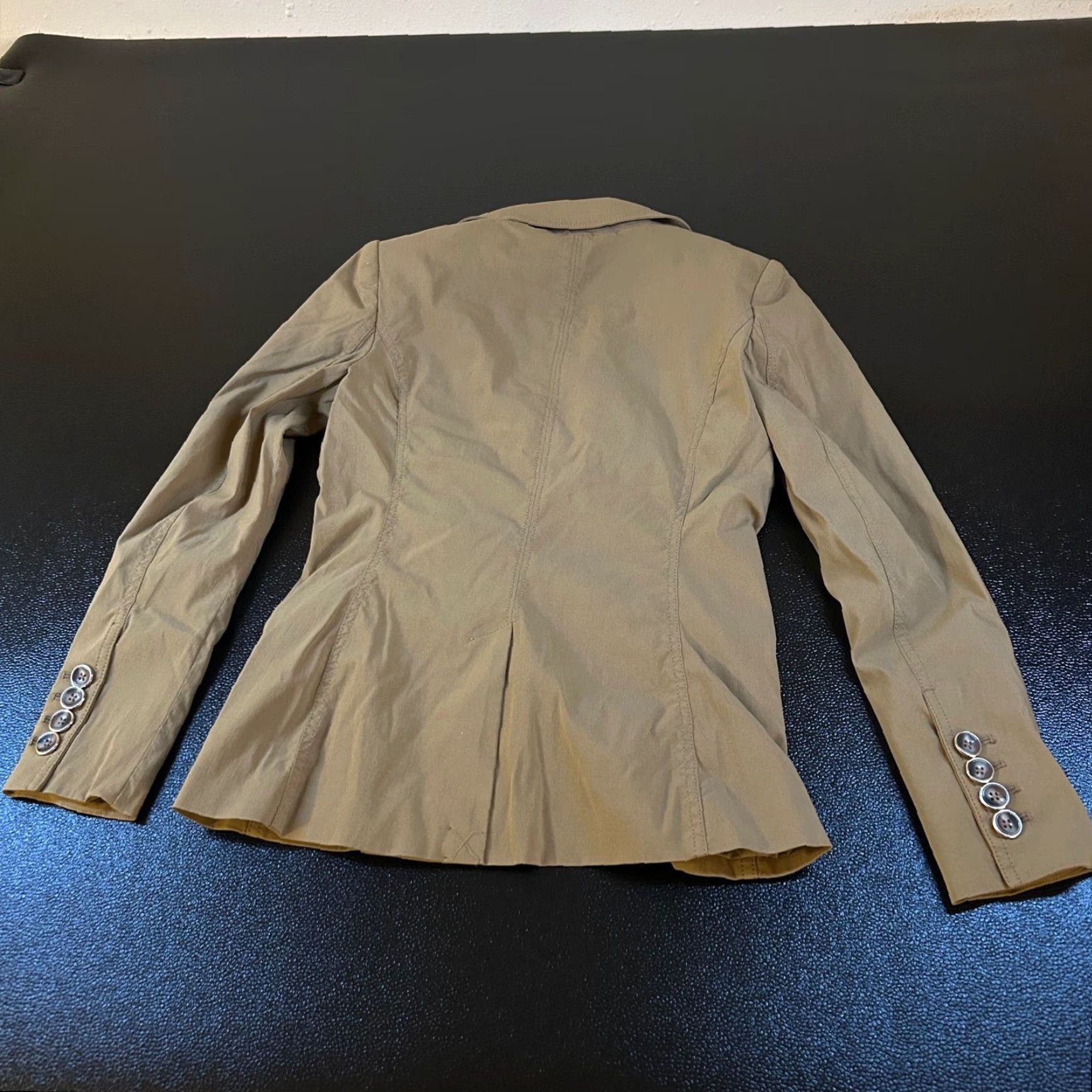 White House Black Market White House Black Market Blazer Jacket Button Front Career Khaki Womens Size 2 Size XS / US 0-2 / IT 36-38 - 3 Thumbnail