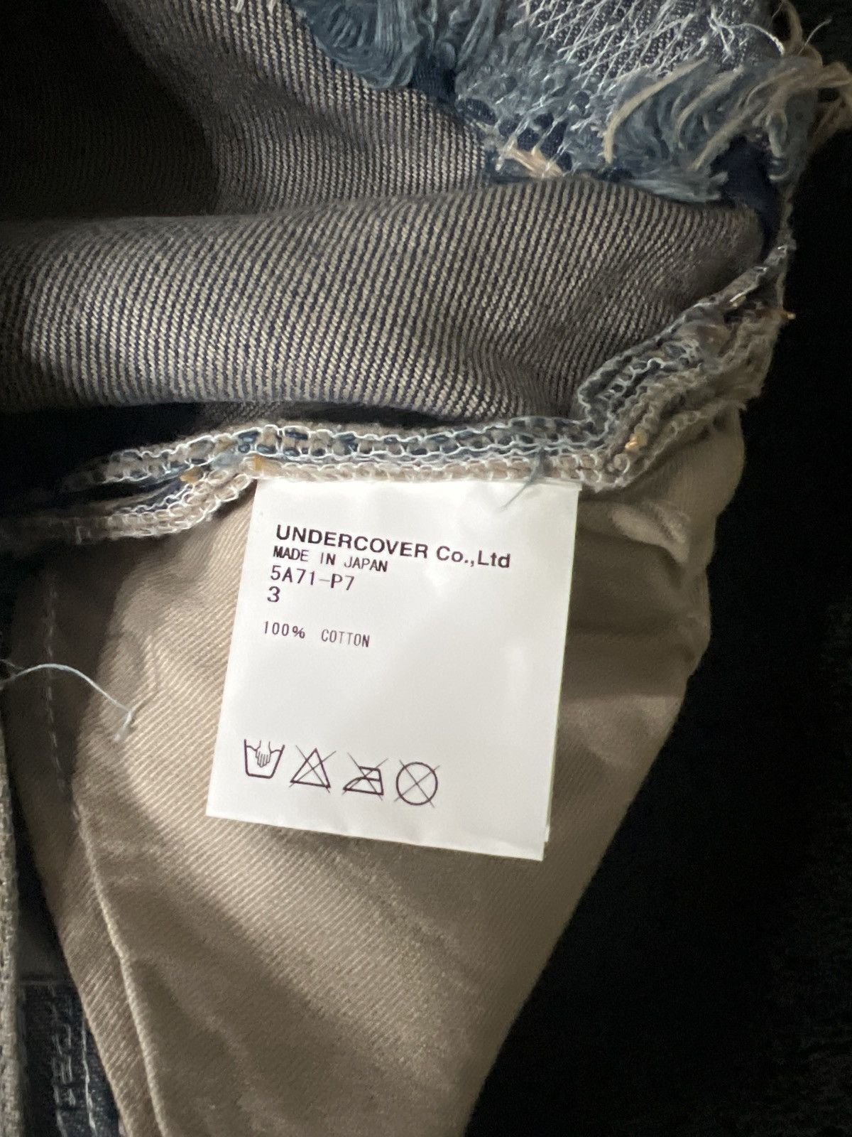 Undercover AW05 - “Arts & Craft” 85 Denim Blue Pants Size US 32 / EU 48 - 7 Thumbnail