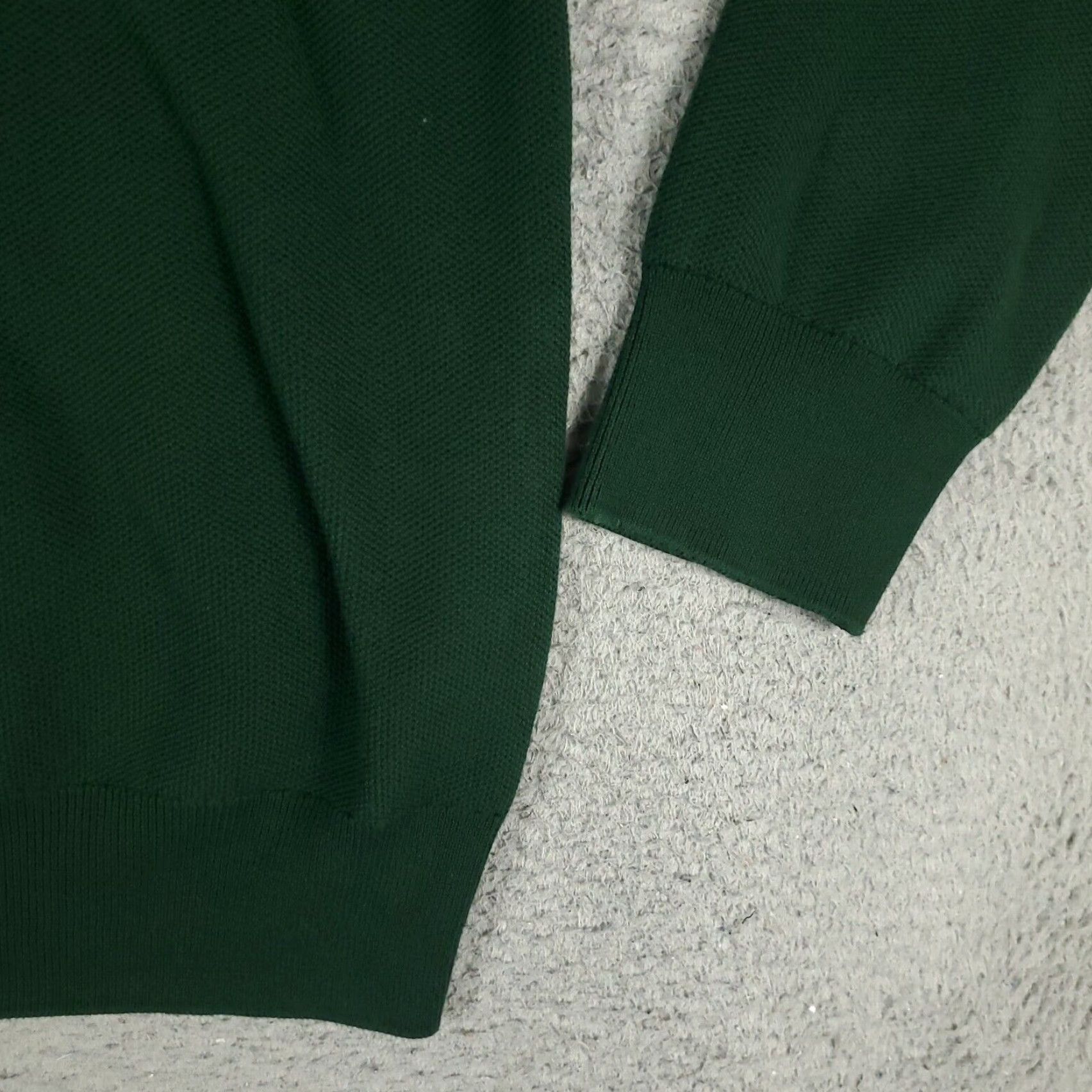 Ralph Lauren Ralph Lauren Mens Green Pony Sweater XL Extra Large 1/4 Zip Pullover Size US XL / EU 56 / 4 - 5 Thumbnail