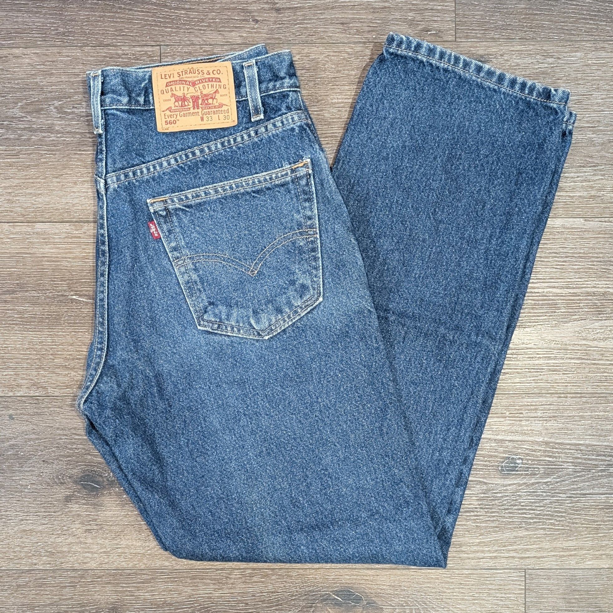 Levi's Vintage Levi's 505 blue jeans - SIZE 33 x 30 Size US 33 - 1 Thumbnail