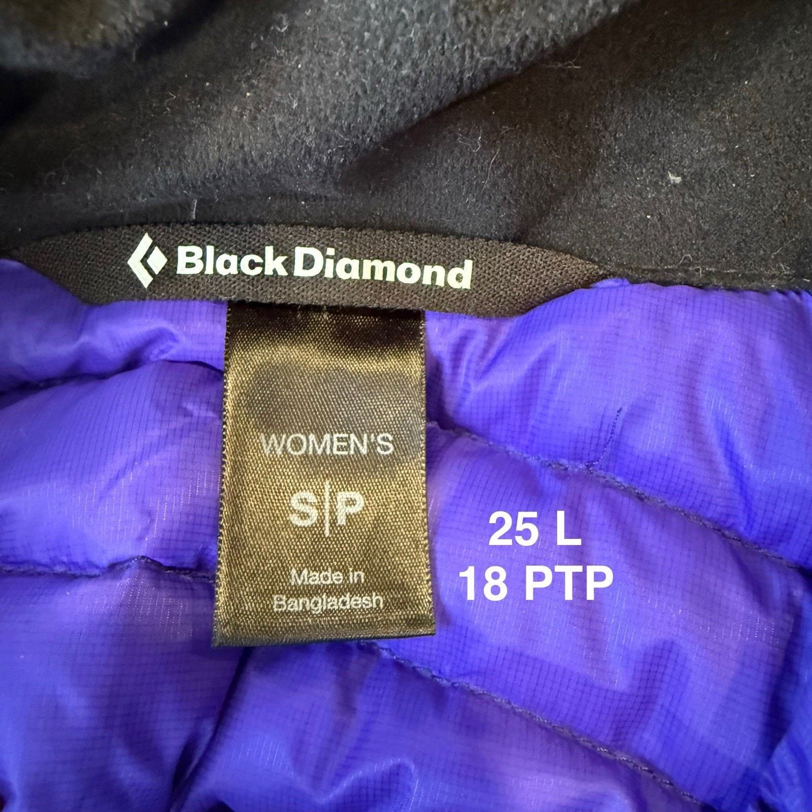Black Diamond Black Diamond Hot Forge Jacket Women's S Purple Blue Down Size S / US 4 / IT 40 - 8 Thumbnail
