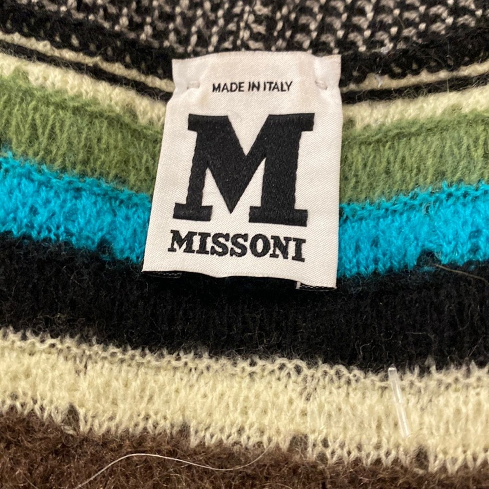 Missoni MISSONI Multi-color Striped Wool Mohair Knit Sleeveless Vest Size L / US 10 / IT 46 - 3 Thumbnail
