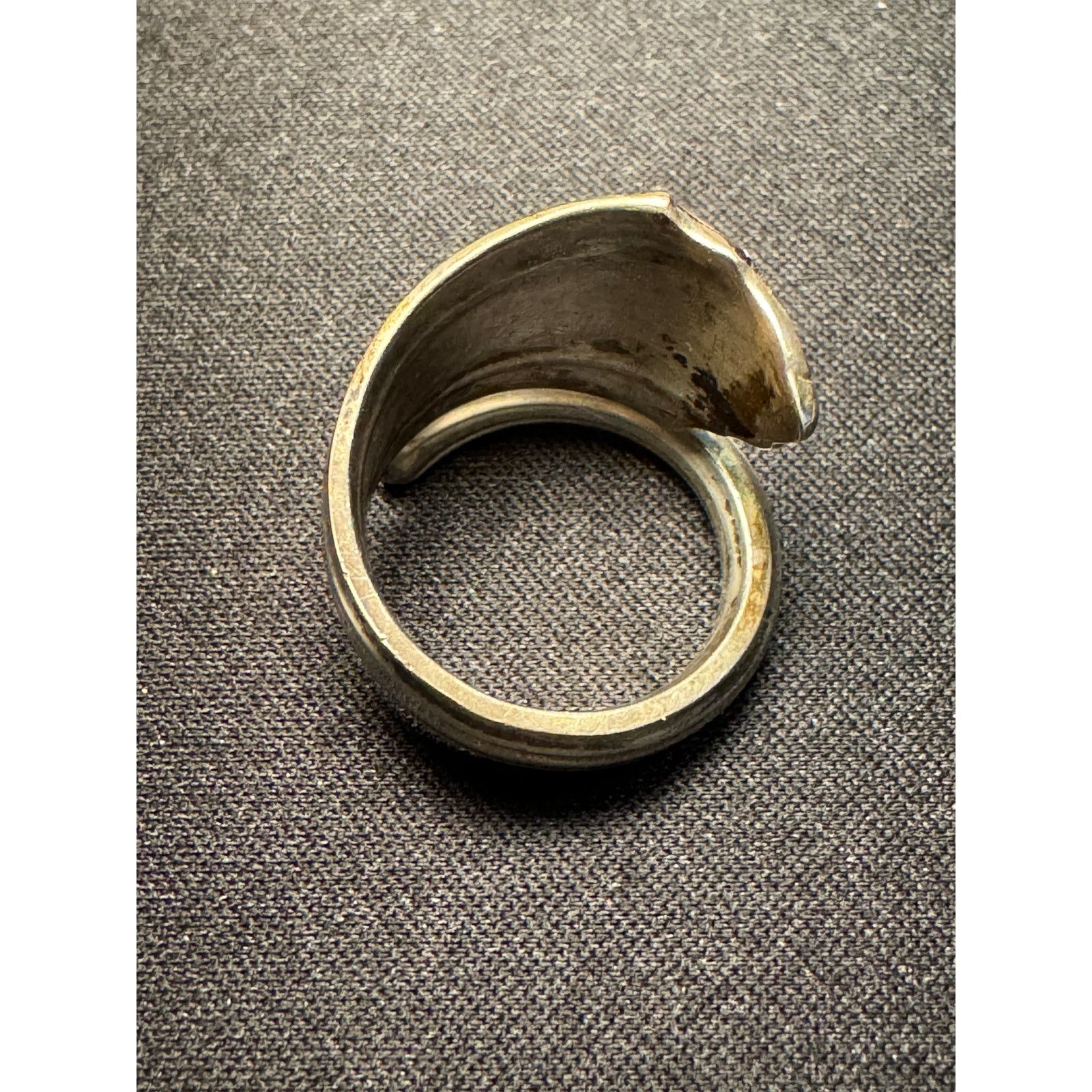 Other Vintage 800 Silver Artizan Utensil Ring Size 7.5 Size ONE SIZE - 4 Thumbnail