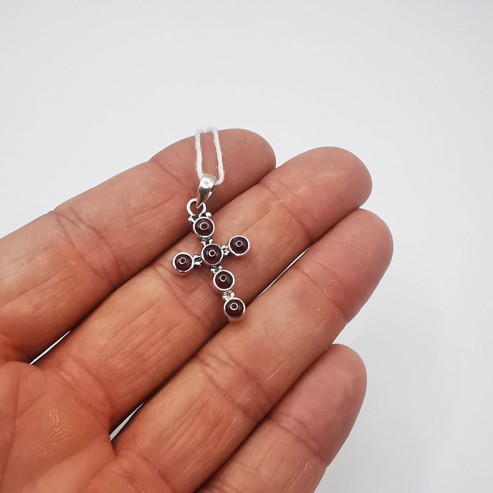 Other Elegant Cross, made of 925 silver Ruby 2.78 g Size ONE SIZE - 2 Thumbnail