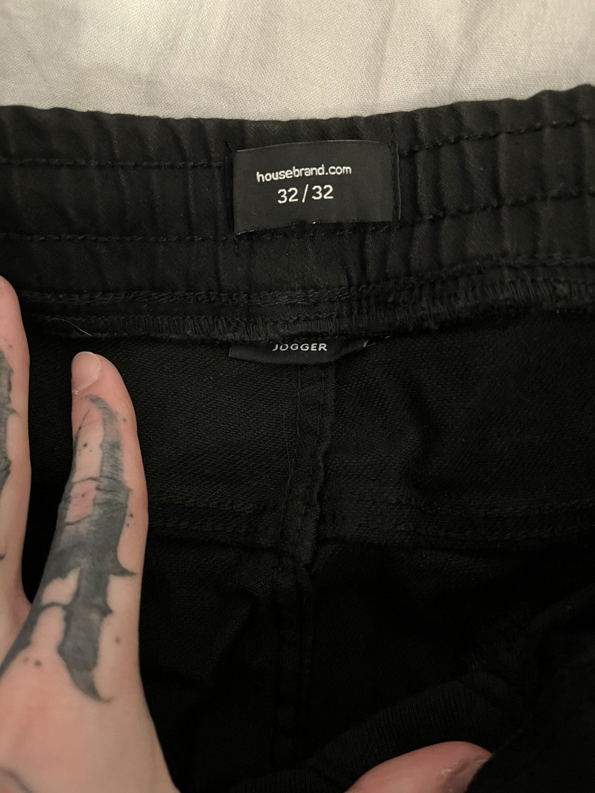 Other Housebrand black joggers Size US 32 / EU 48 - 4 Thumbnail