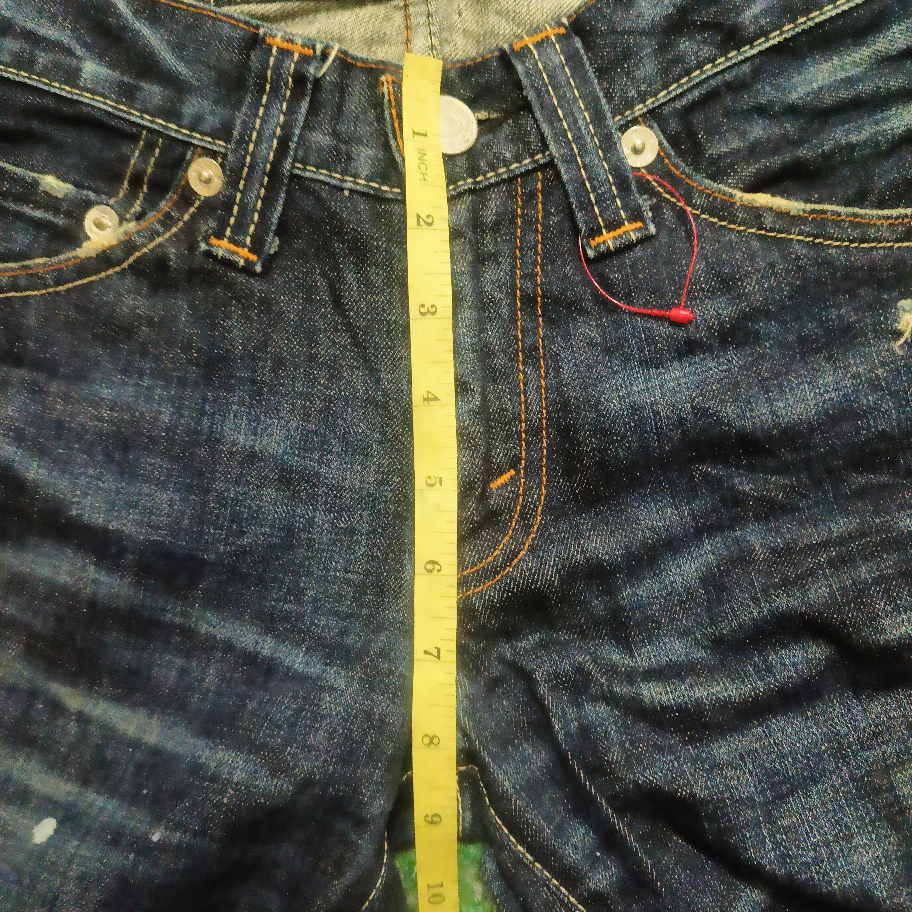 Levi's 💥Insane 90s Levis 708 Distressed Paint Splatter Bootcut Size US 28 / EU 44 - 20 Thumbnail