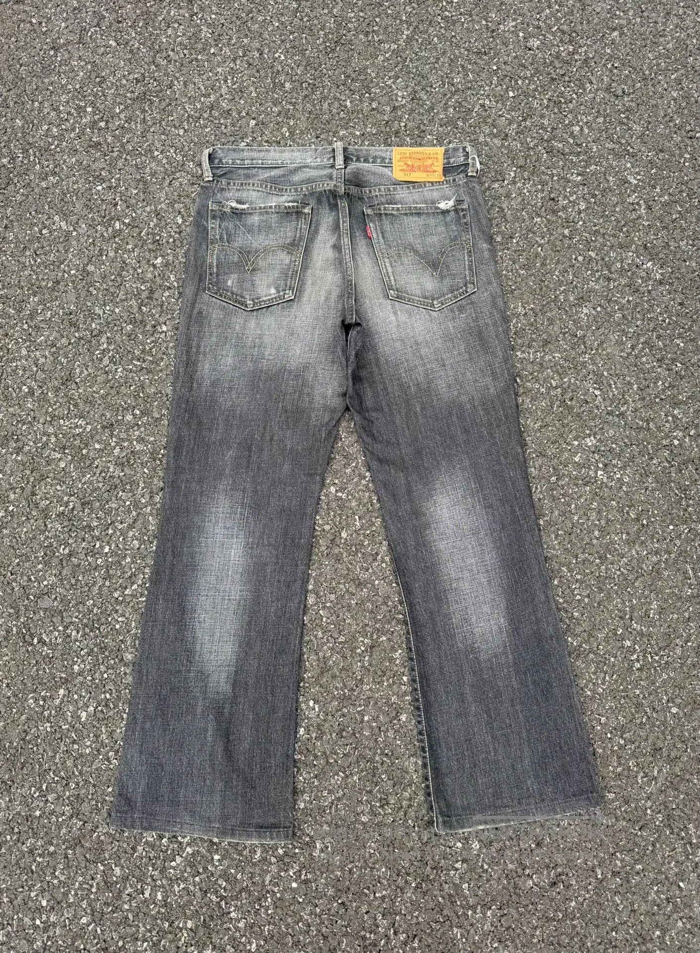 Vintage Vintage Levi's 517 00S Washed Jeans. Size US 34 / EU 50 - 5 Thumbnail