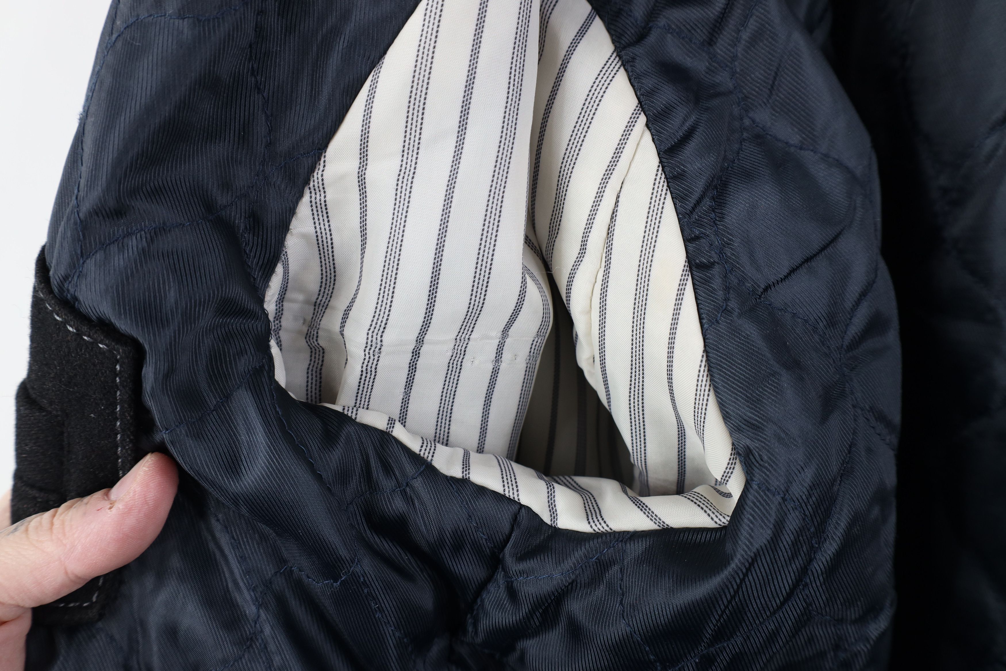 Guess Vintage Y2K Guess Wool Blend Button Peacoat Jacket Black Size US L / EU 52-54 / 3 - 11 Thumbnail