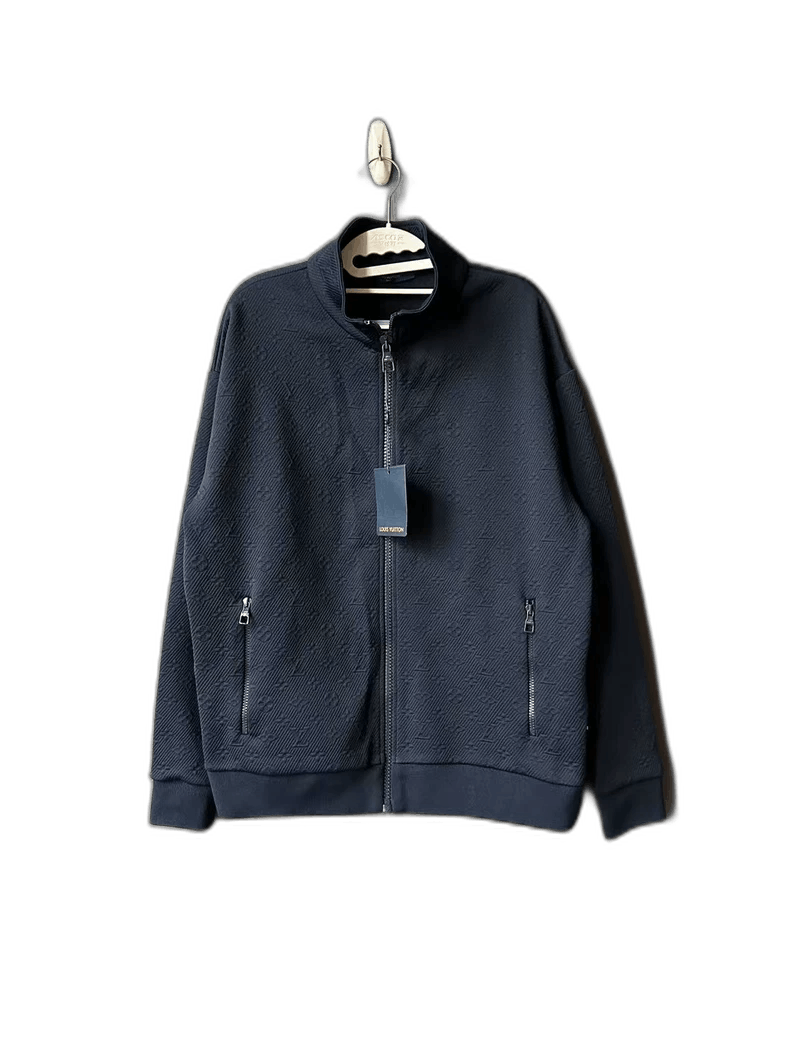 Louis Vuitton Louis Vuitton Blue Logo Embossed Jacket Size US M / EU 48-50 / 2 - 1 Thumbnail