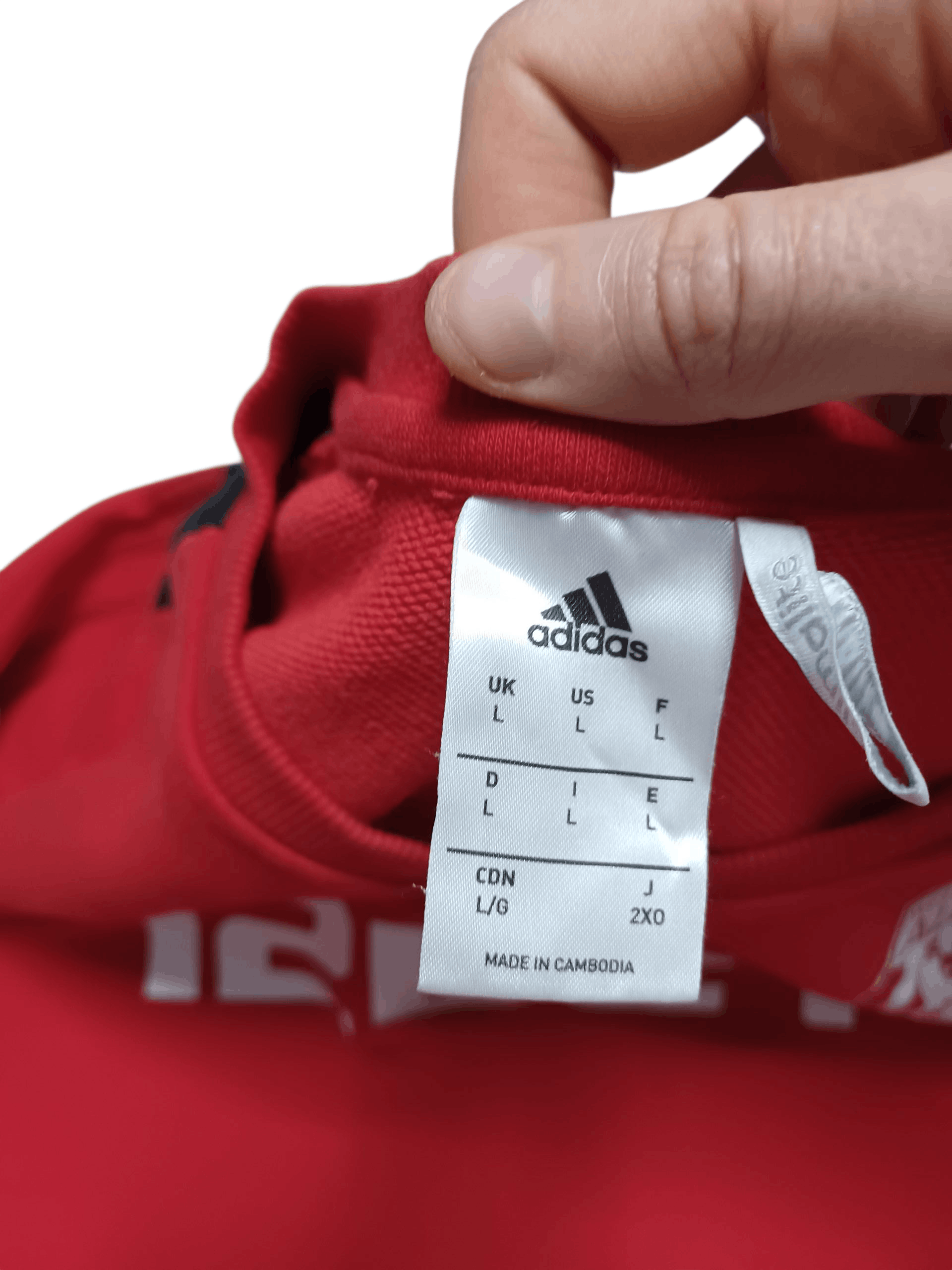 Adidas WEST BROMWICH ALBION ADIDAS VINTAGE 2016 TRAINING SWEATSHIRT Size US L / EU 52-54 / 3 - 4 Thumbnail