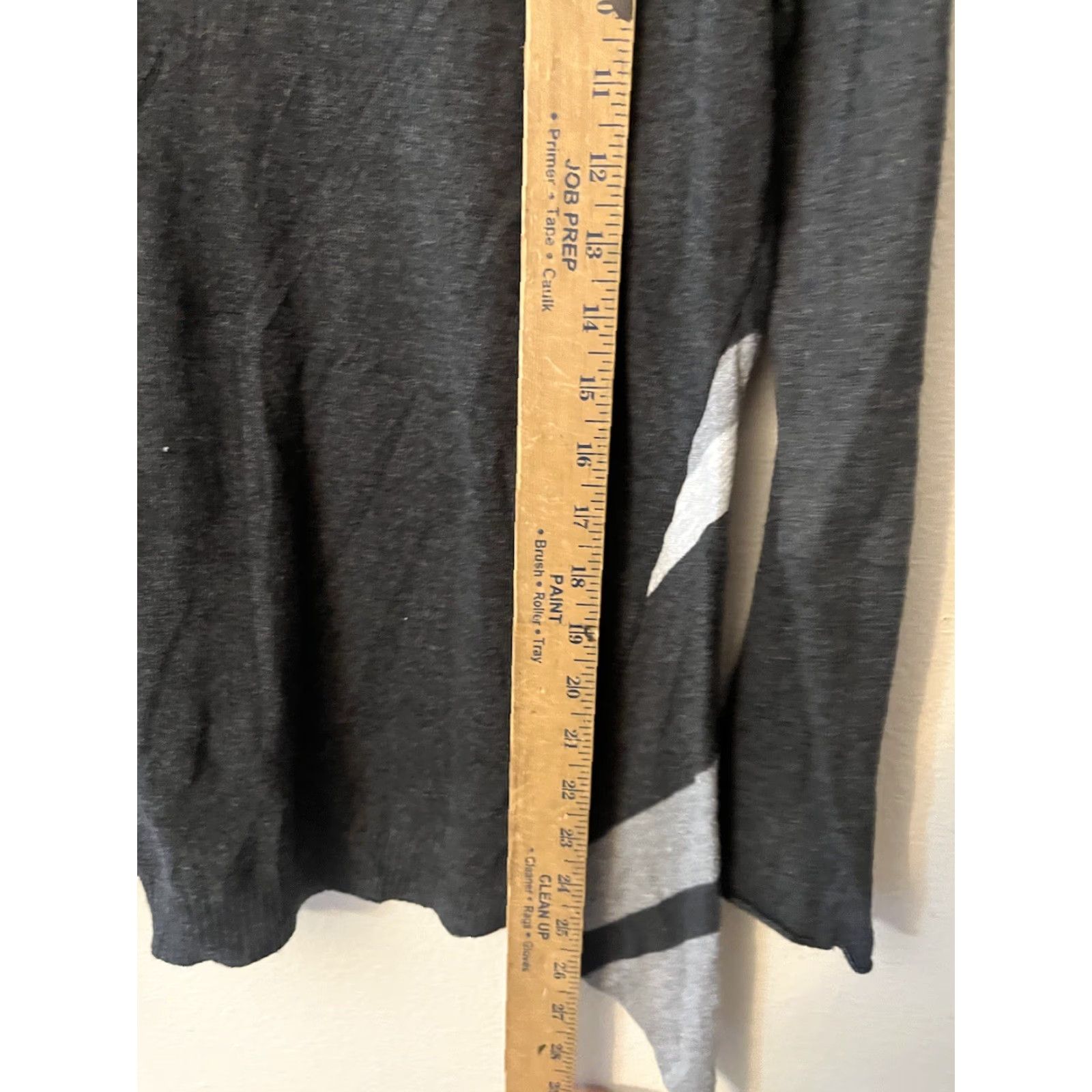 Style & Co Style & Co Black Gray Color Block Tunic Sweater 3/4 Sleeve Womens Size PM Size M / US 6-8 / IT 42-44 - 4 Thumbnail