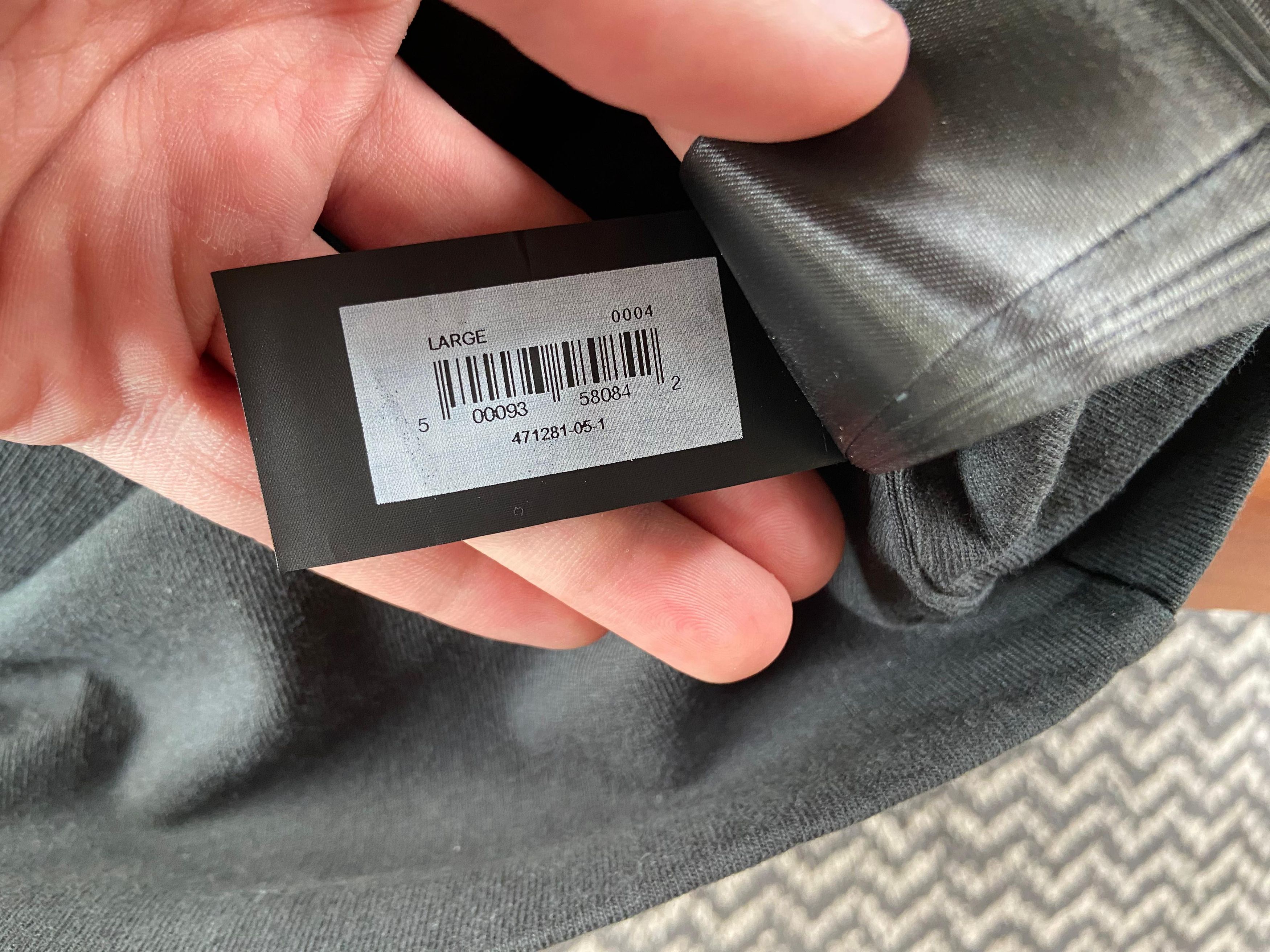 Balenciaga × Gap × Yeezy Dove No Seam (Yeezy x Gap x Balenciaga) Black T-shirt Size US L / EU 52-54 / 3 - 11 Thumbnail
