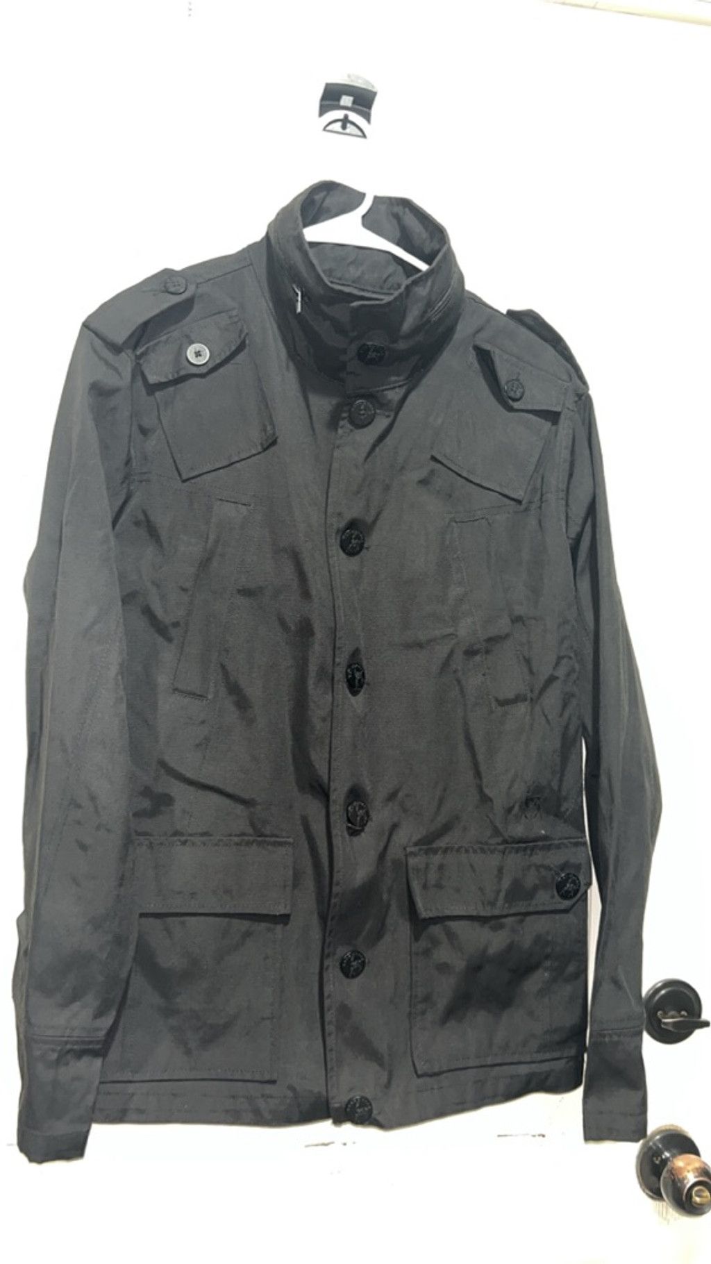 Kane & Unke Men's KANE&UNKE Black Military & Field Jacket L with Red Acc Size US L / EU 52-54 / 3 - 2 Thumbnail