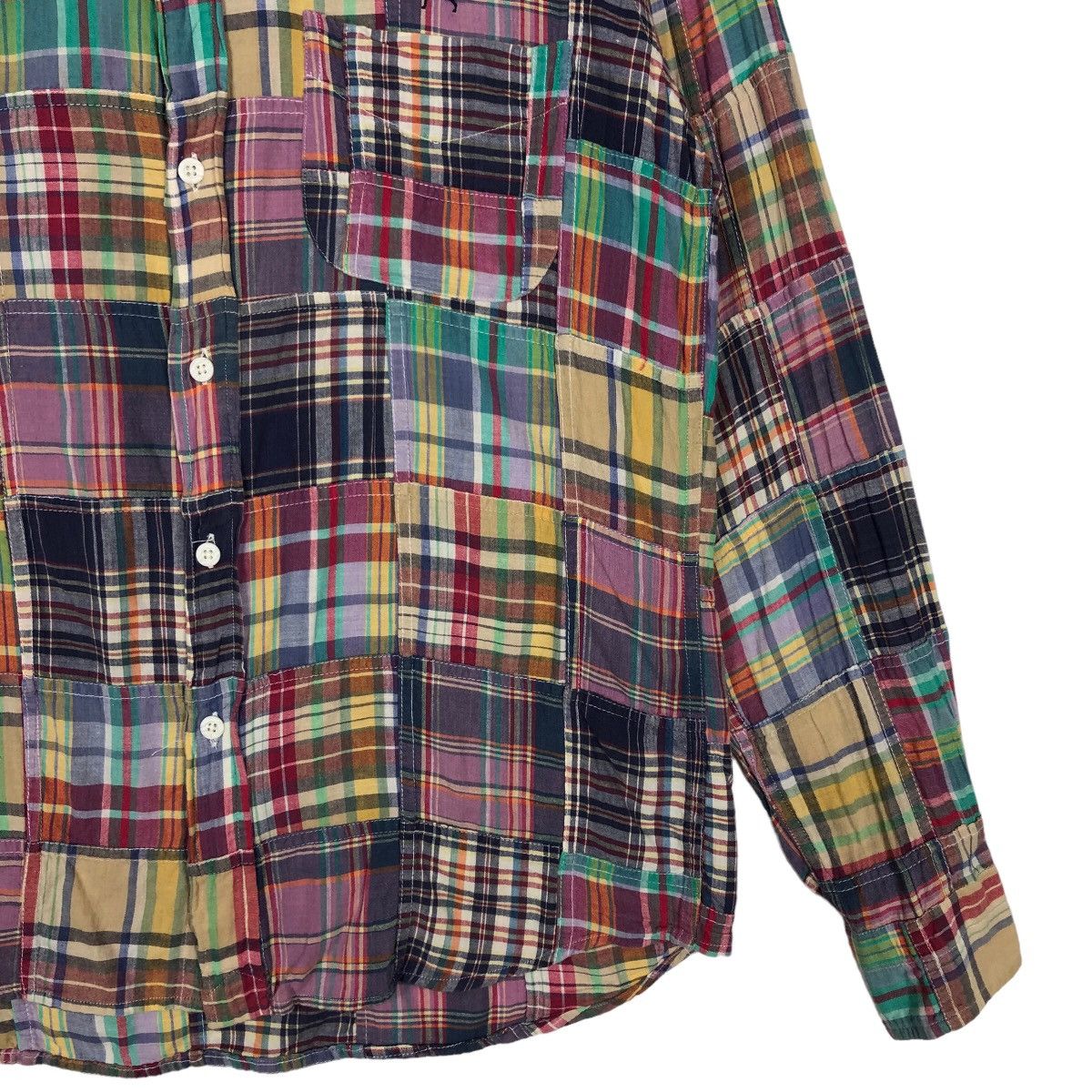 Japanese Brand 🔥Patch Work Tartan Design LRB Japan Issey Miyake Size US L / EU 52-54 / 3 - 4 Thumbnail