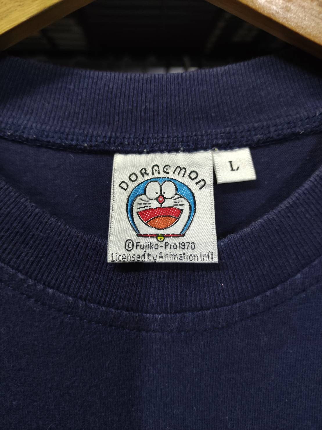 Anime Vtg Fujiko Pro 1970 Doreamon Licensed T-Shirt Size US L / EU 52-54 / 3 - 4 Thumbnail