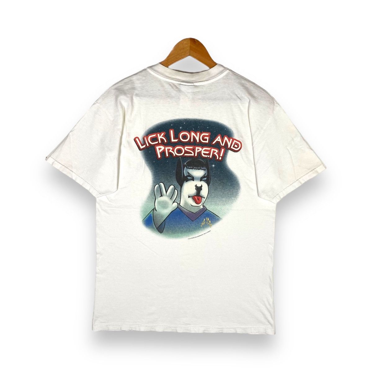 Big Dogs VINTAGE 1998 BIG DOGS STAR TREX MOVIE PARODY TEE Size US M / EU 48-50 / 2 - 1 Thumbnail