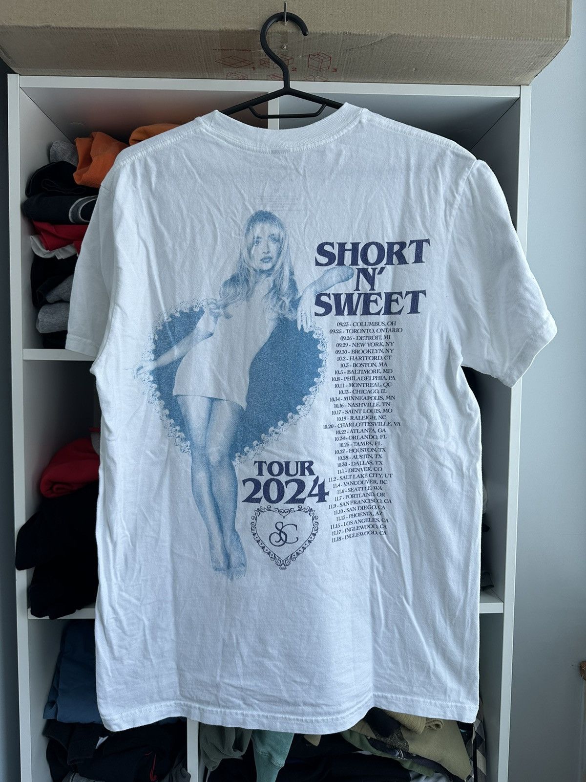 Band Tees 🔥SABRINA CARPENTER SHORT AND SWEET 2024 TOUR T SHIRT🔥 Size US M / EU 48-50 / 2 - 4 Thumbnail