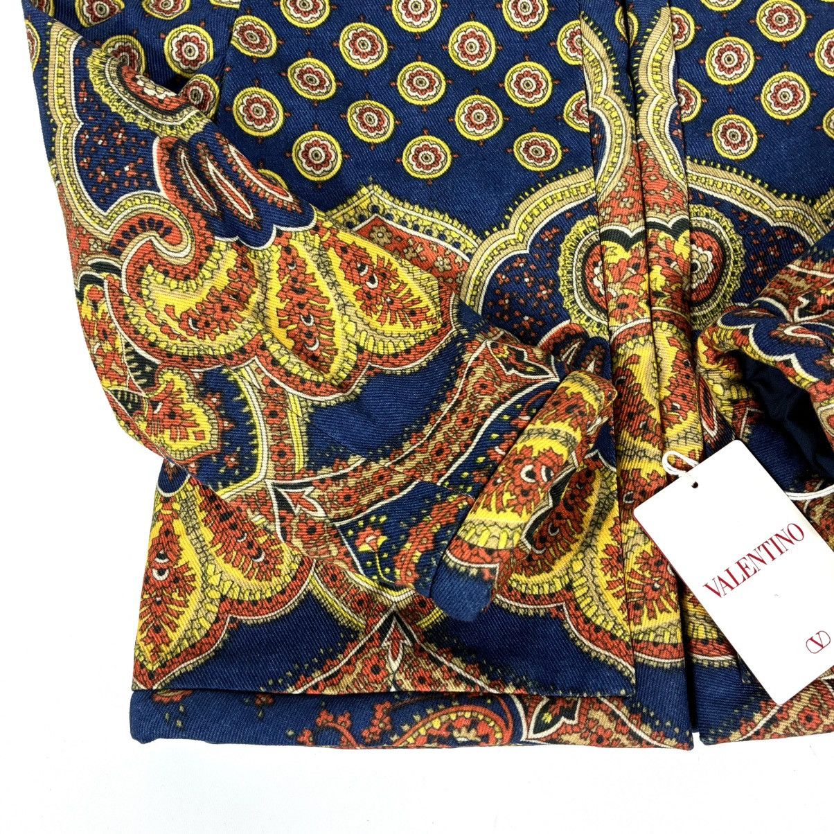 Valentino Valentino Garavani Paisley Crop Denim Jacket 38 IT 2 US NWT Size XS / US 0-2 / IT 36-38 - 12 Thumbnail