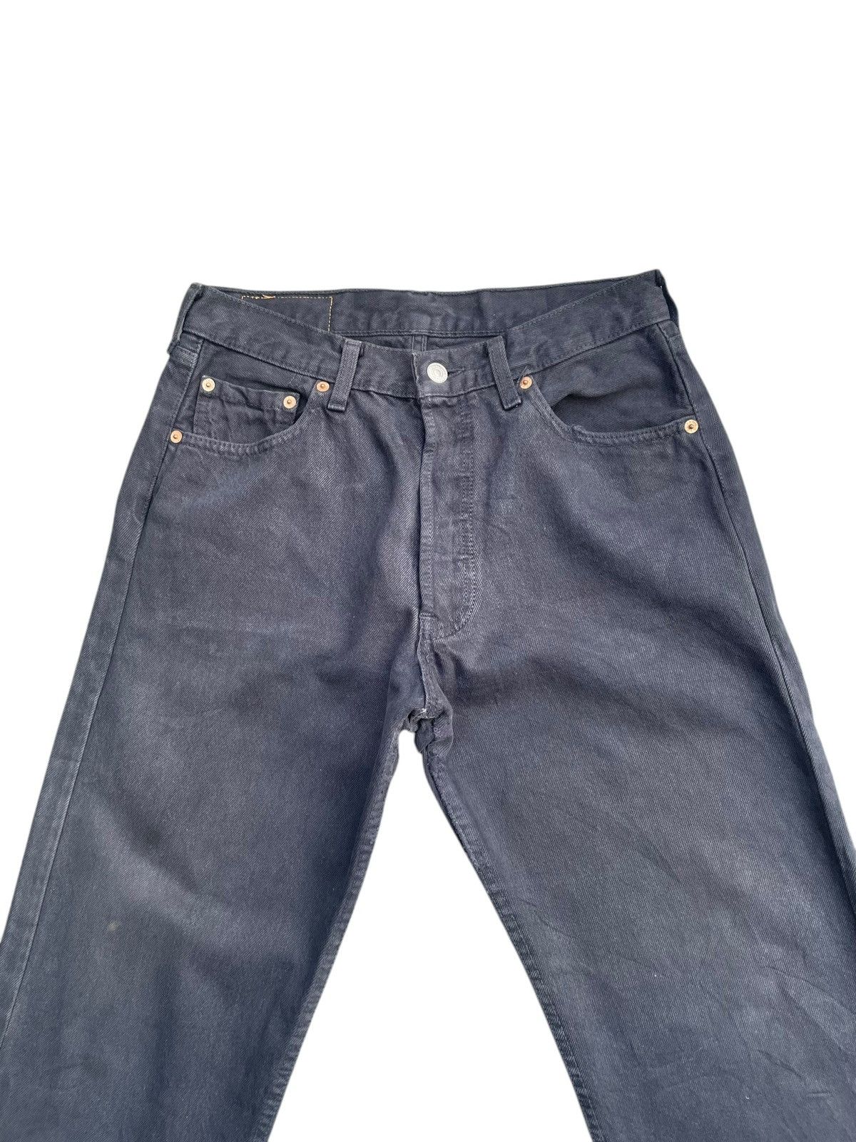 Levi's Vintage 90’s Levis 501 e Black Denim Size US 30 / EU 46 - 3 Thumbnail