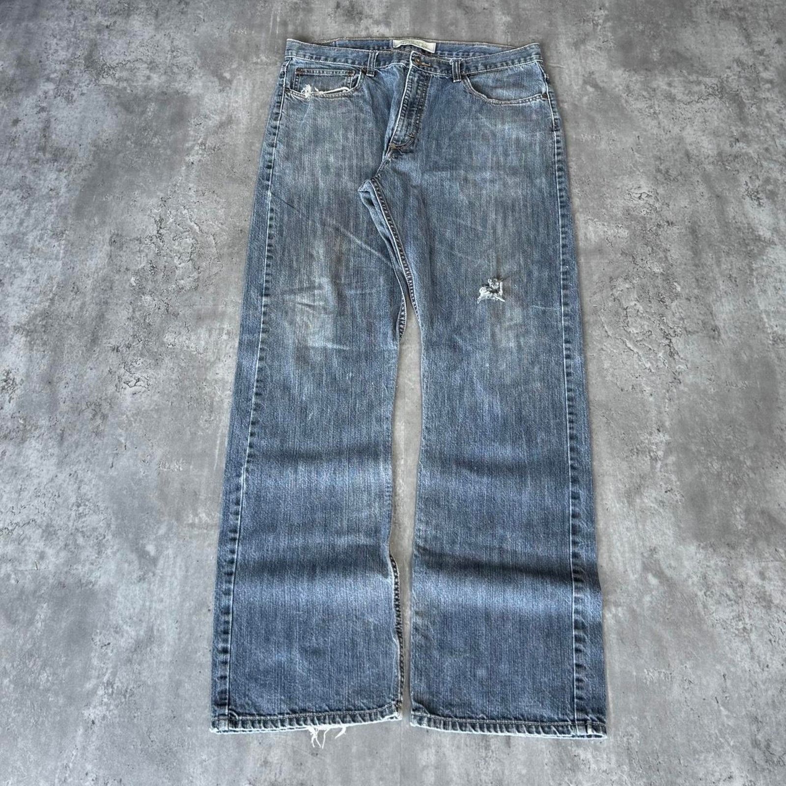 Levi's × Vintage × Wrangler Vintage Y2K Embroidered Grunge Opium Essential Denim Jeans Size US 36 / EU 52 - 2 Thumbnail