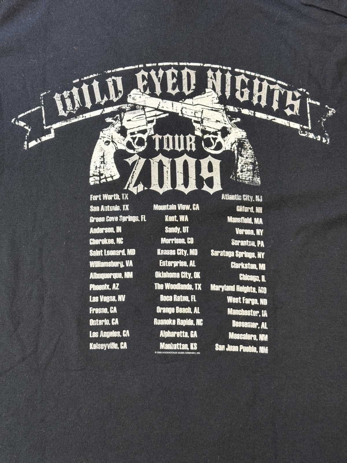 Fruit Of The Loom 38 Special Band T-shirt Wild Eyed Nights Tour 2009 Tee - M Size US M / EU 48-50 / 2 - 5 Thumbnail