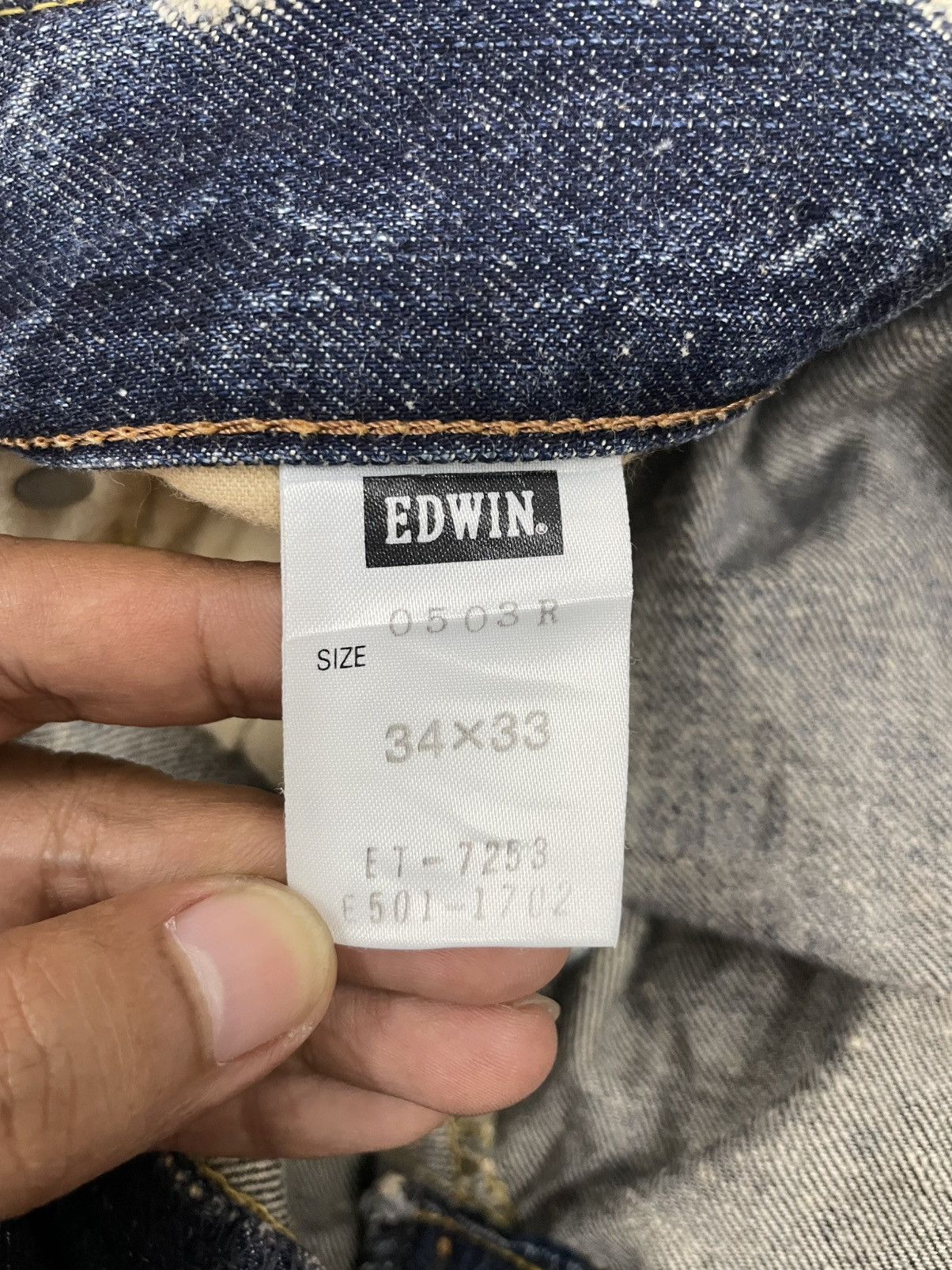 Edwin Edwin 503R Jeans Pant Made in Japan Size US 37 - 17 Thumbnail