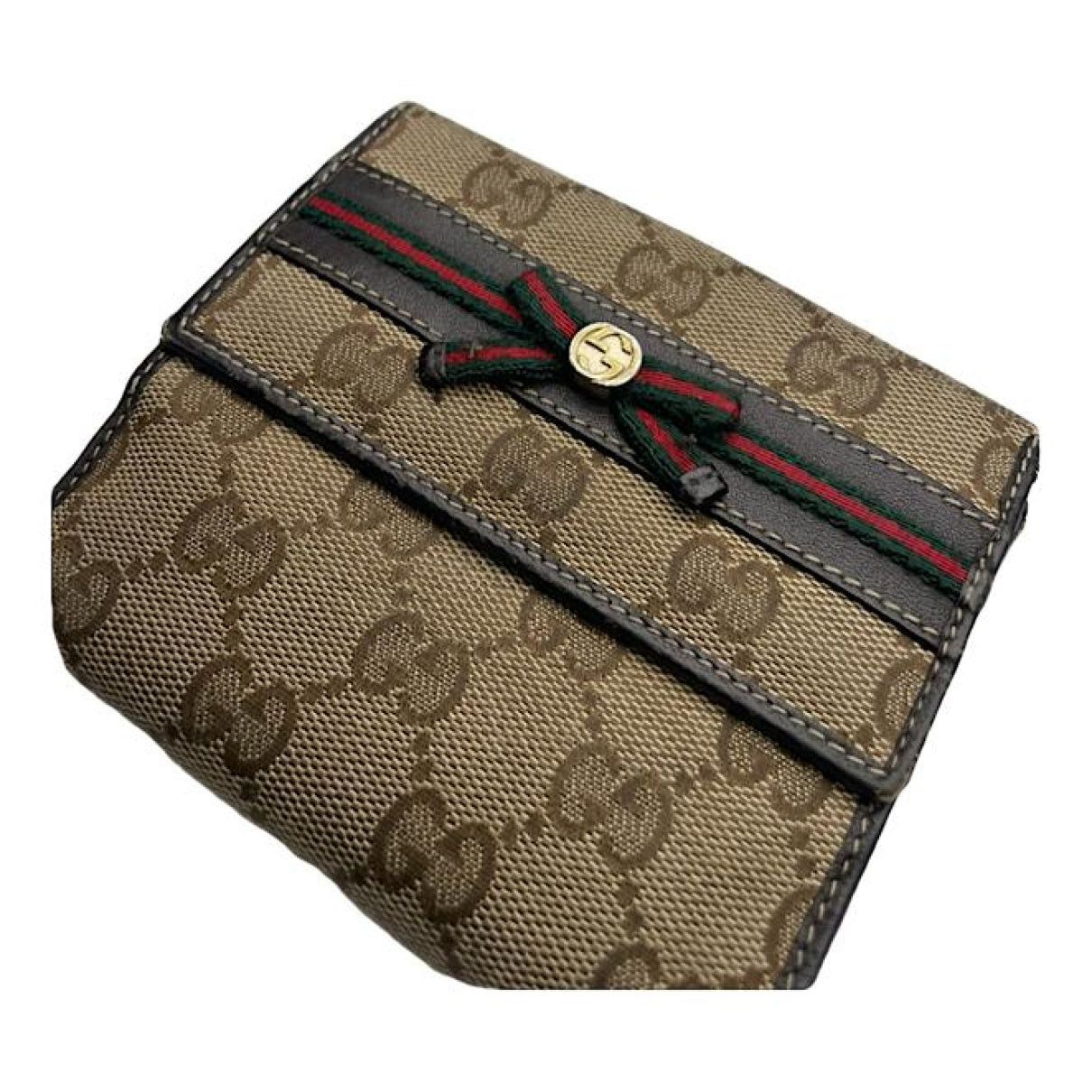 Horsebit 1955 Beige Leather Wallet