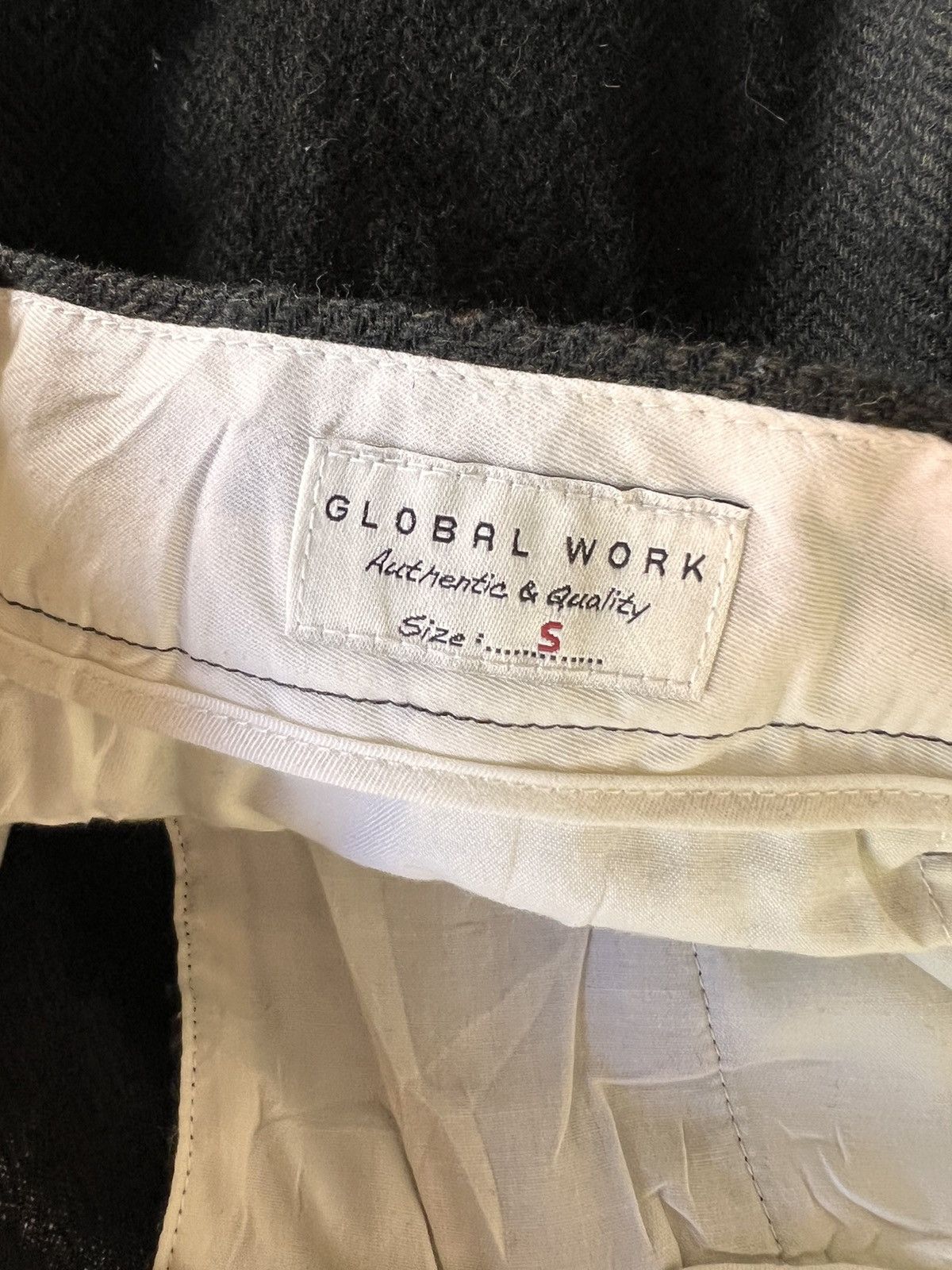 Global Work Japanese Brand Global Work Wool Pant Size US 31 - 6 Thumbnail
