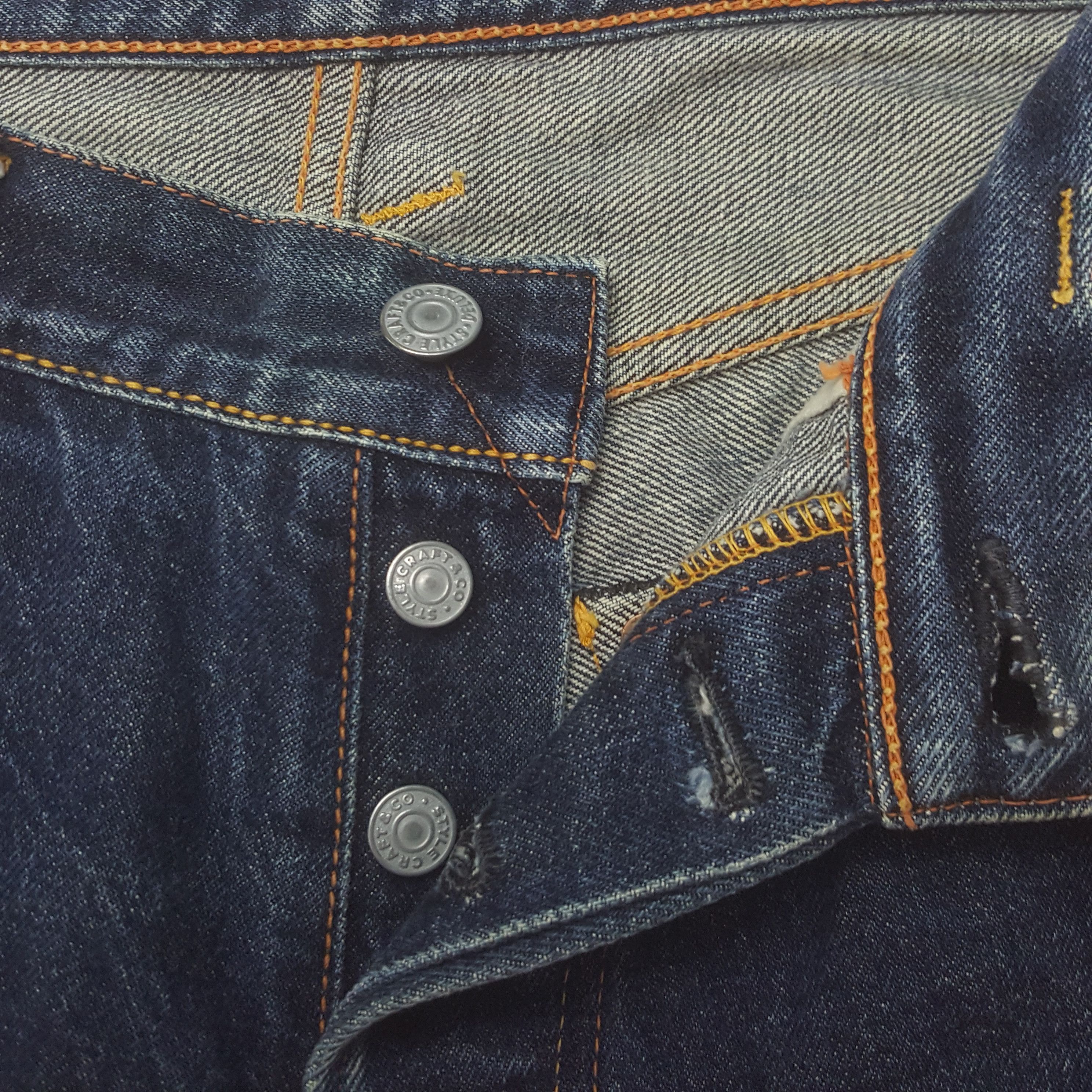 Evisu Vintage Evisu Japanese Brand Daicock Custom Art Denim Jeans Size US 31 - 7 Thumbnail