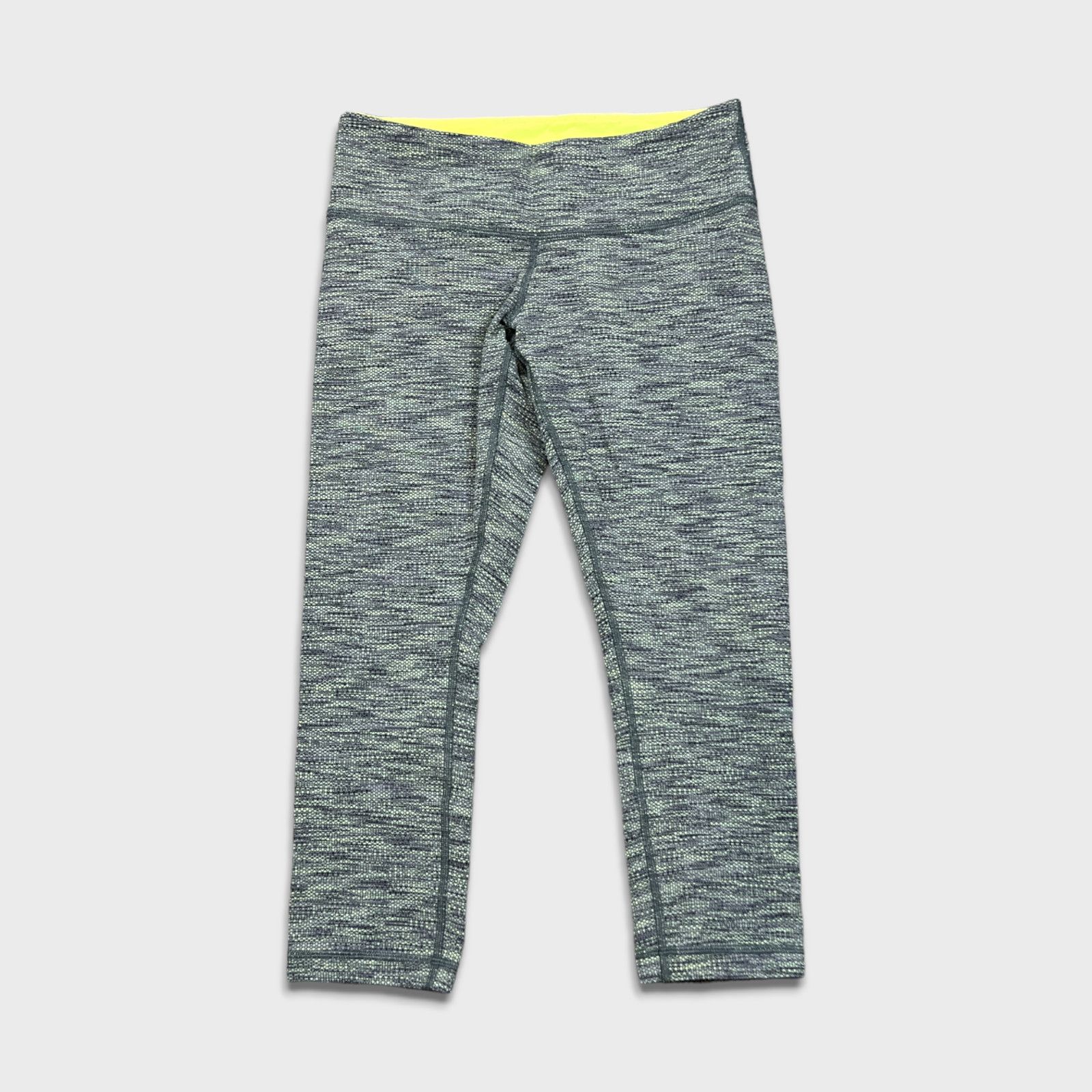 Lululemon Lululemon Pant Diamond Jacquard Wunder Under Crop 11 Legging Size 28" / US 6 / IT 42 - 1 Thumbnail