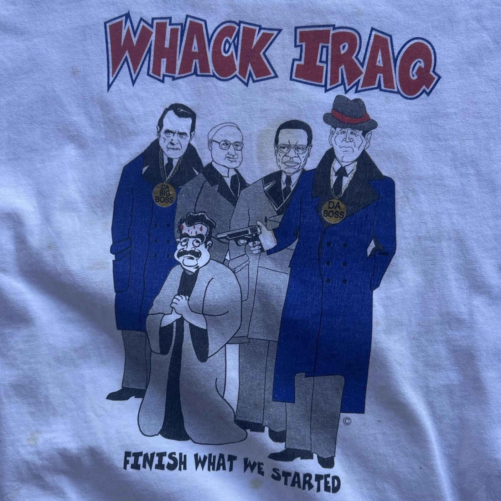 Jerzees Whack Iraq Vintage Rare Size US XL / EU 56 / 4 - 3 Thumbnail
