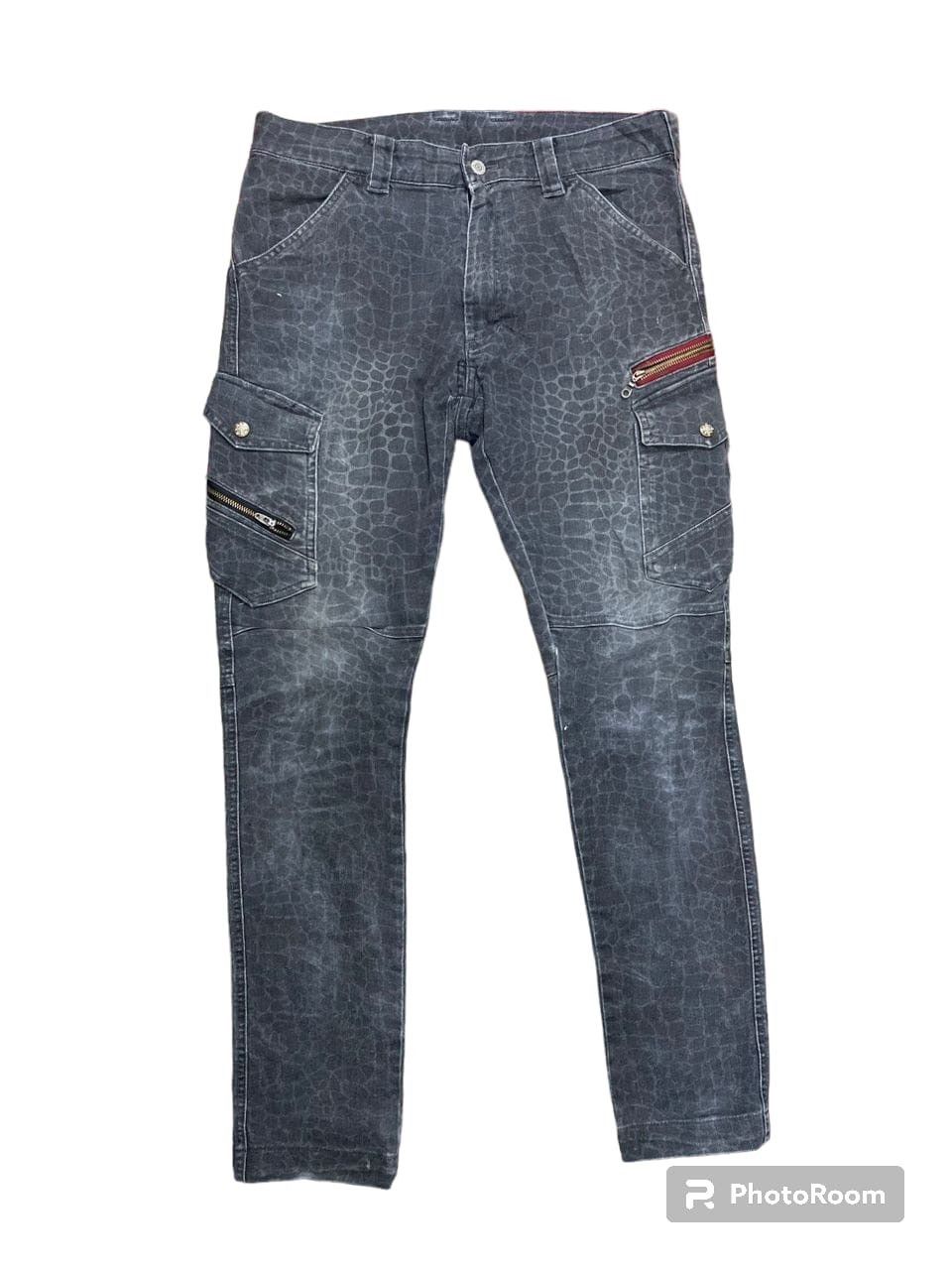 Jean Jawin multi poked denim acid wash Cargo